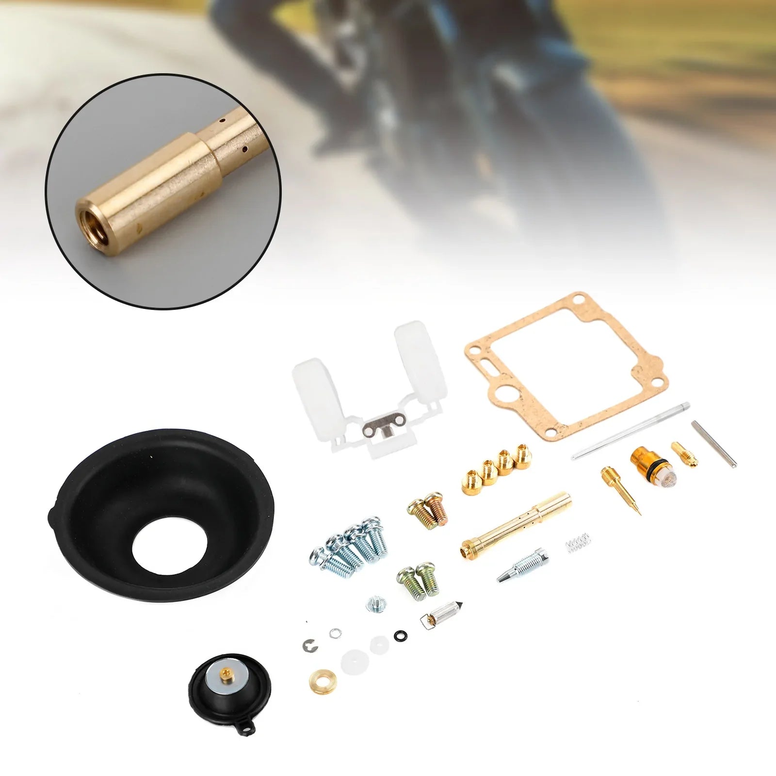 Kit de reparación de reconstrucción de carburador para Yamaha Virago XV750 1988-1998 genérico