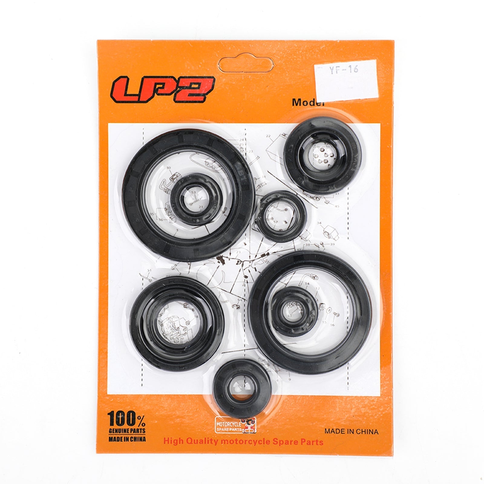 Juego de sellos de aceite de motor, 10 Uds., juntas para Honda CRF 450R 2007-2008, Motocross Enduro genérico