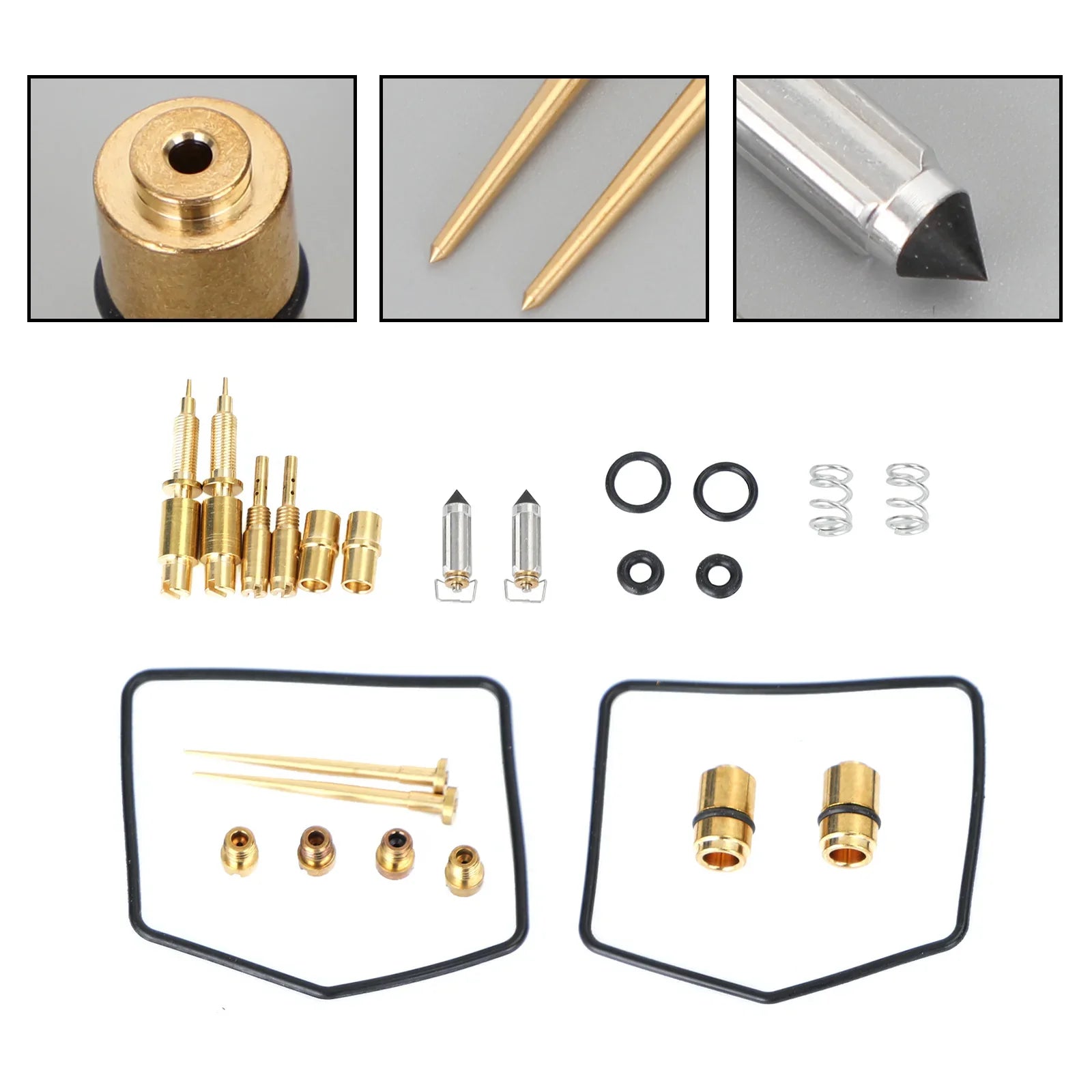 Kit de reconstrucción de carburador para Honda CB360T 1975-76 CB360K 1974 CJ360T 1976-77 Genérico