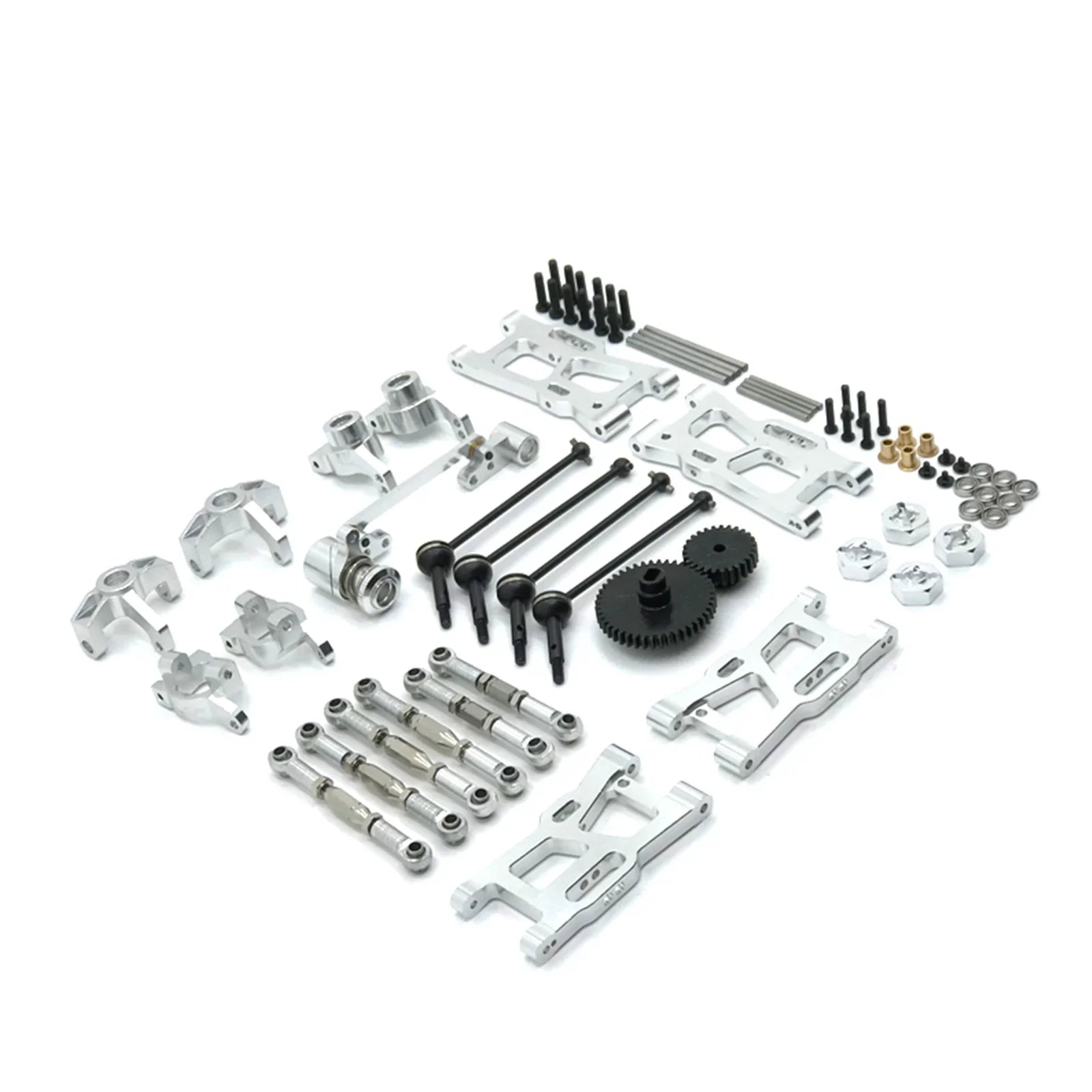 Kit di aggiornamento in metallo 1/12 1/14 RC per Wltoys 144001 144002 124016 124017 124018