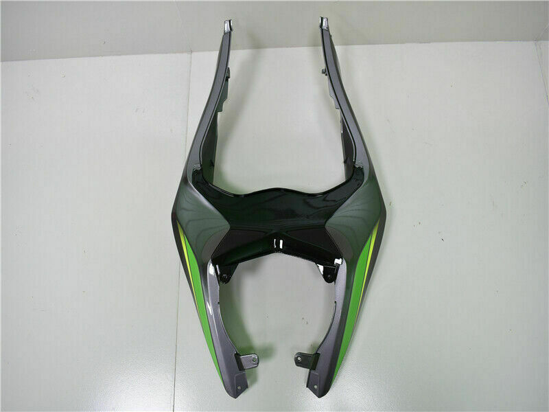 Kit plastique 'injection de carénage Amotopart vert noir avec kit de boulons pour Kawasaki Zx6R 13-18 générique