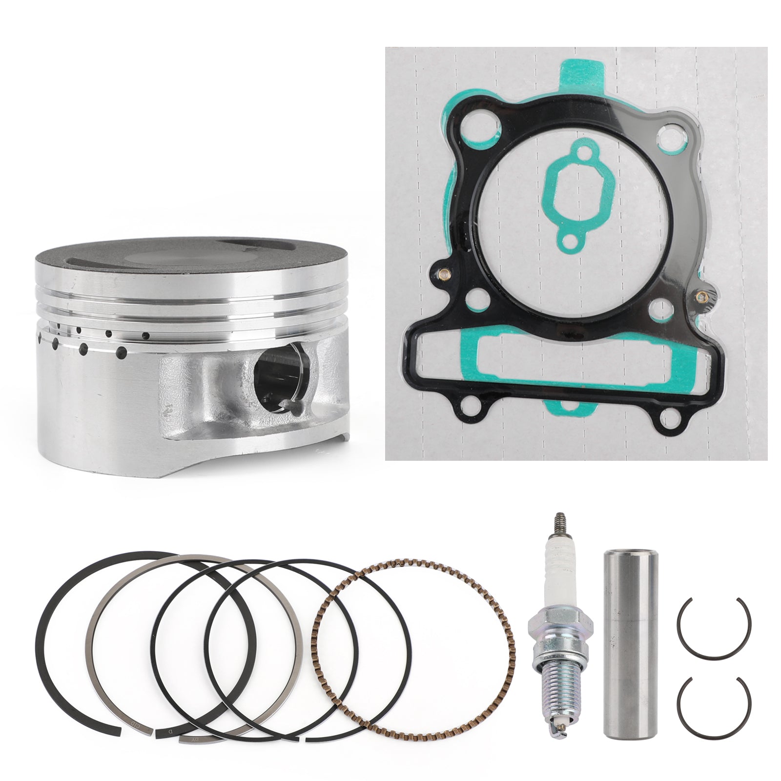 Kit de bougies d'allumage de joint de segments de piston de 83 mm pour Yamaha Warrior 350 YFM350X 1987-2004 générique