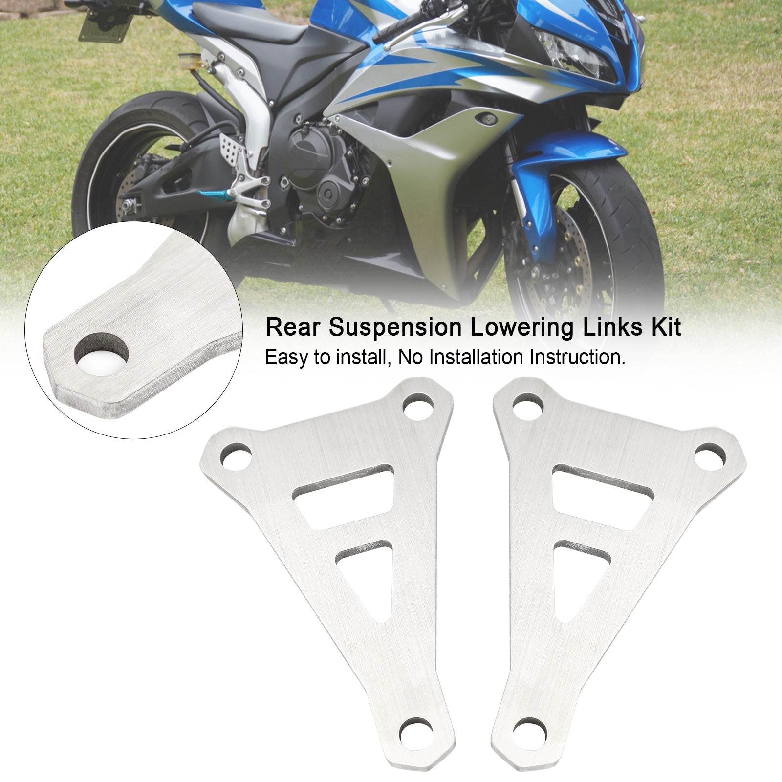 Kit de liens d'abaissement de Suspension arrière pour HONDA CBR600RR 2007-2014 générique