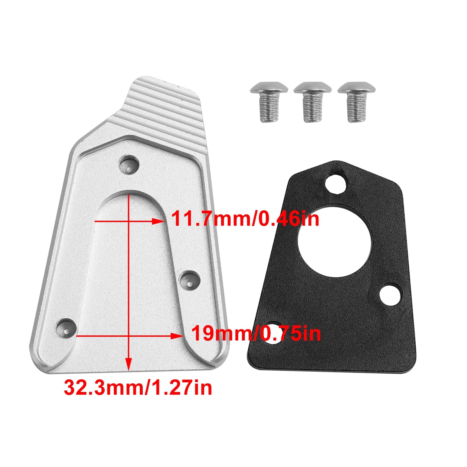 Staffa per piastra di estensione del cavalletto laterale HONDA GL1800