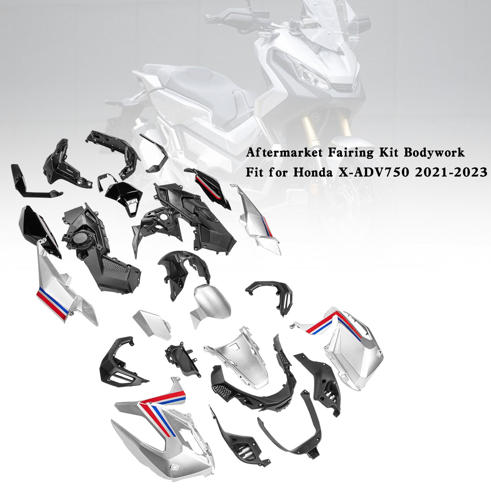 Kit carenatura per stampaggio ad iniezione carrozzeria Honda X-ADV 750 XADV750 2021-2023