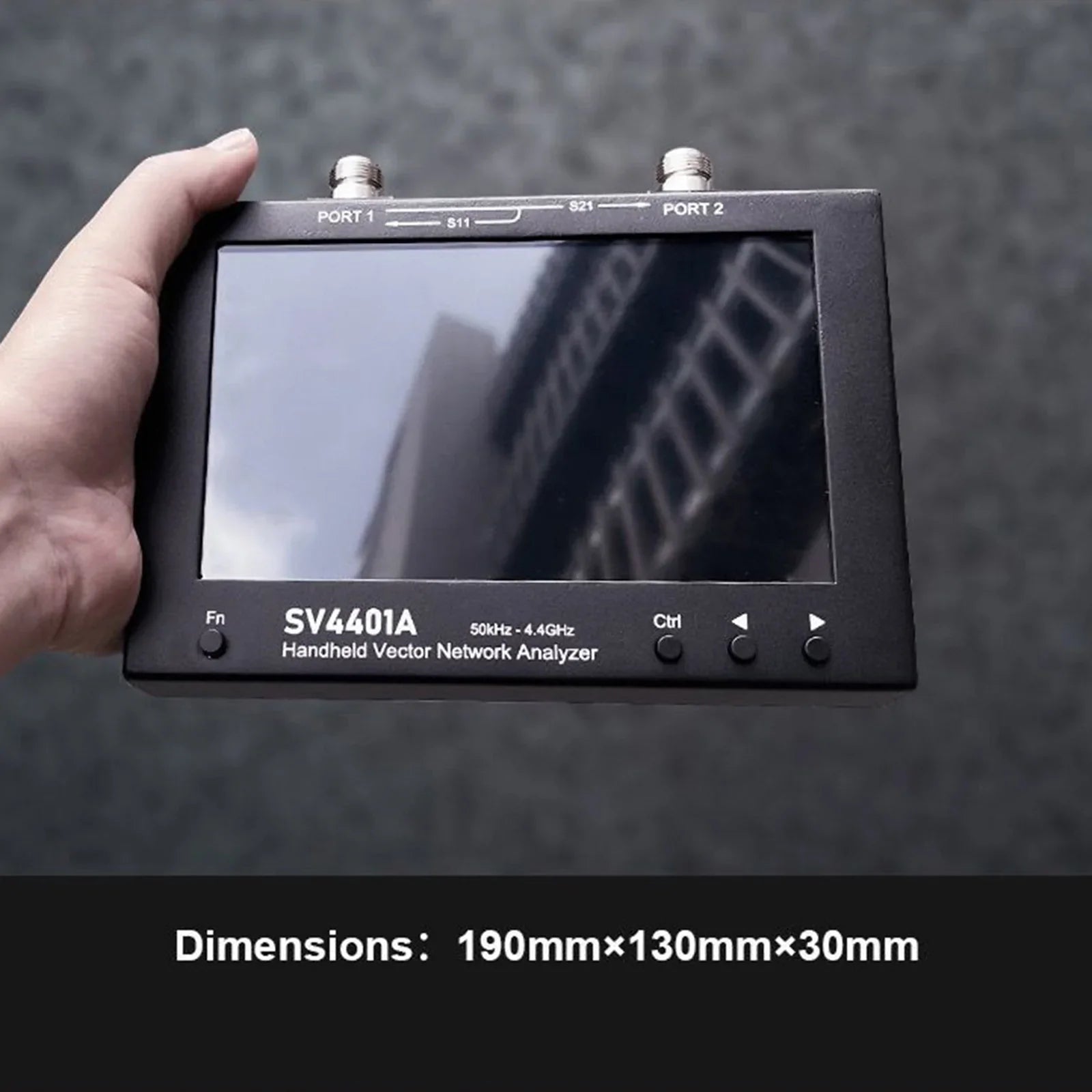 Analyseur de vecteur de réseau vectoriel SV4401A 50KHz-4.4GHz 100Db NanoVNA dynamique