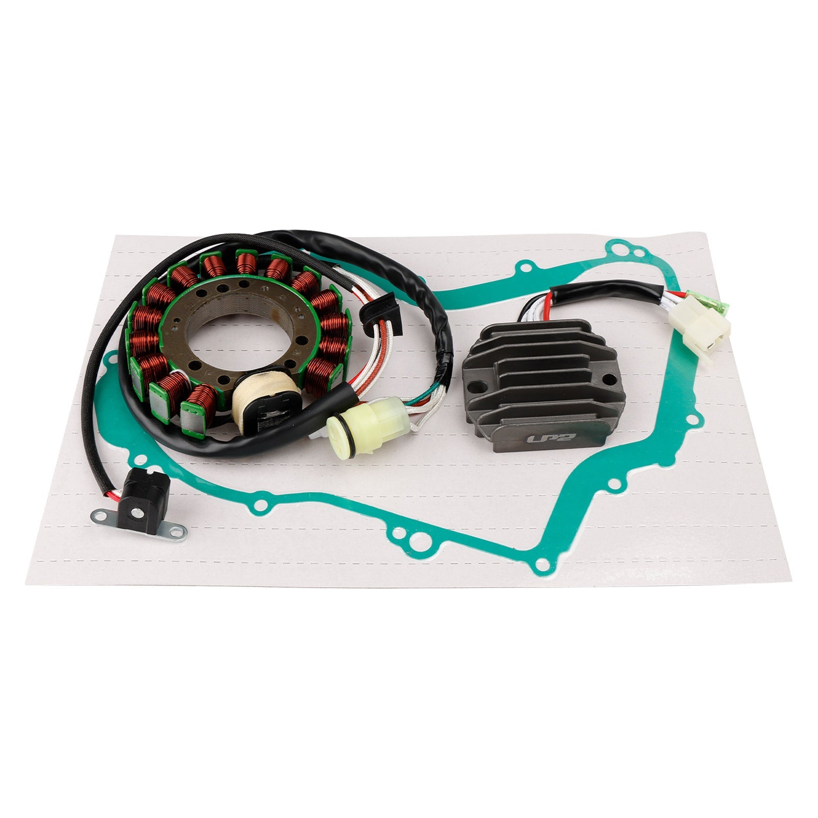 Magnéto Stator + Redresseur De Tension + Joint Pour Yamaha Kodiak 400 YFM400 1999