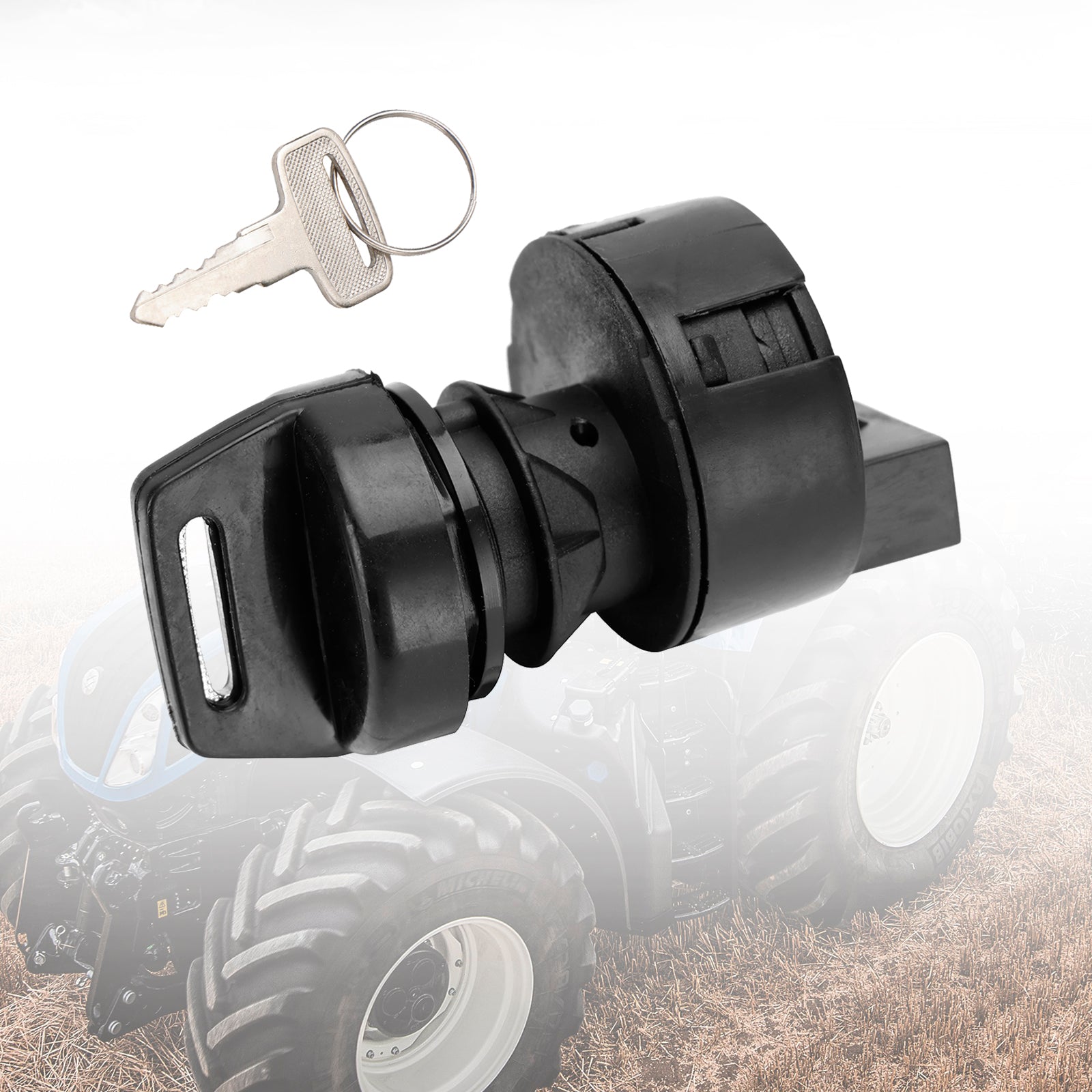 Interrupteur d&#39;allumage avec 2 clés 86405634 convient pour New Holland TC35 TC35D T2210 T2220