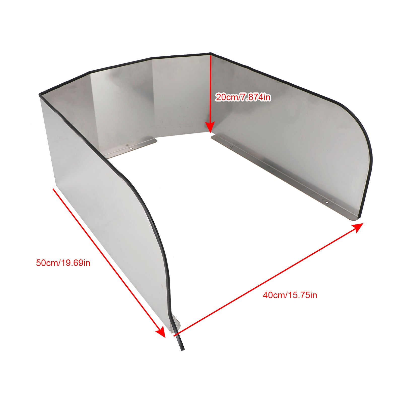 Caja de pared resistente a la intemperie de acero inoxidable, cubierta para lluvia para enchufe de timbre