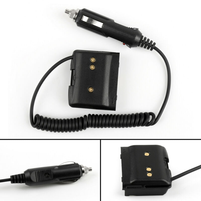 Adaptateur éliminateur de batterie chargeur de voiture pour Radio Yaesu VX-7R VX-6R VX-5R