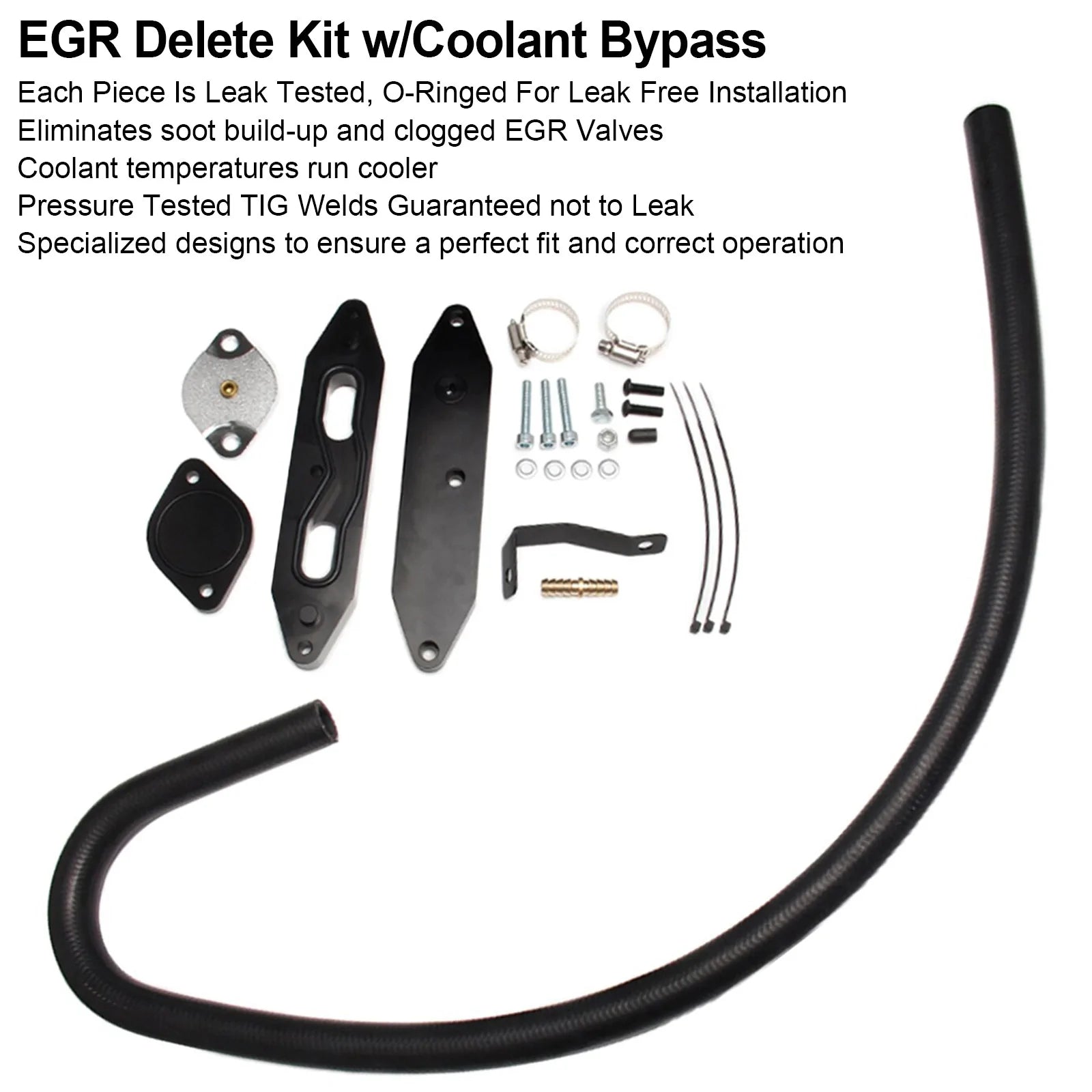 Ford 2011-2019 6.7L Powerstroke Diesel Deletion Kit EGR z generično izpeljavo hladilne tekočine