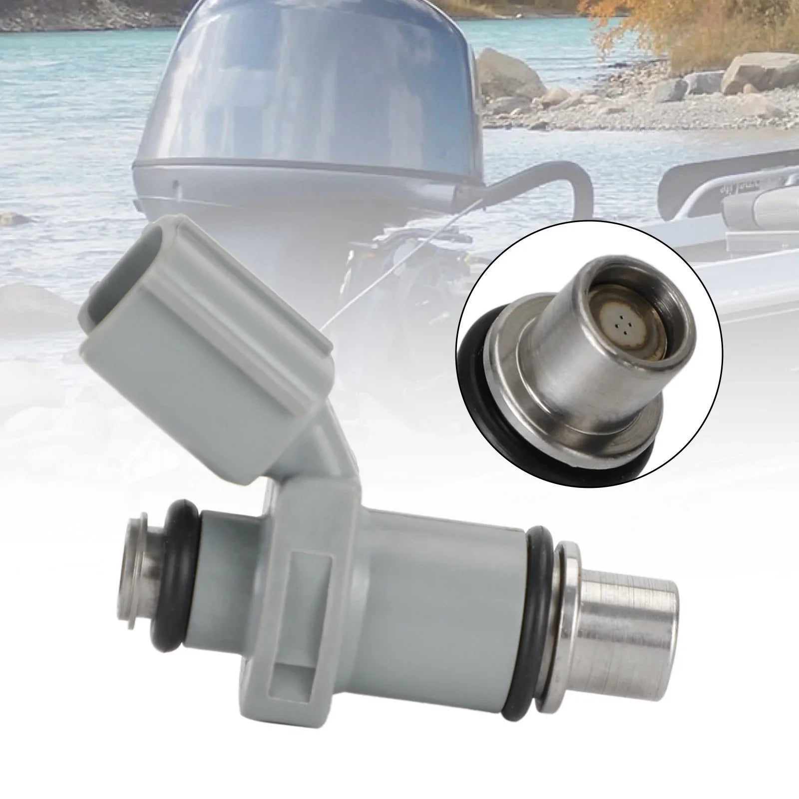 Inyectores de combustible para motor fueraborda Yamaha F 30HP 40HP de 4 tiempos 6BG-13761-00 genérico