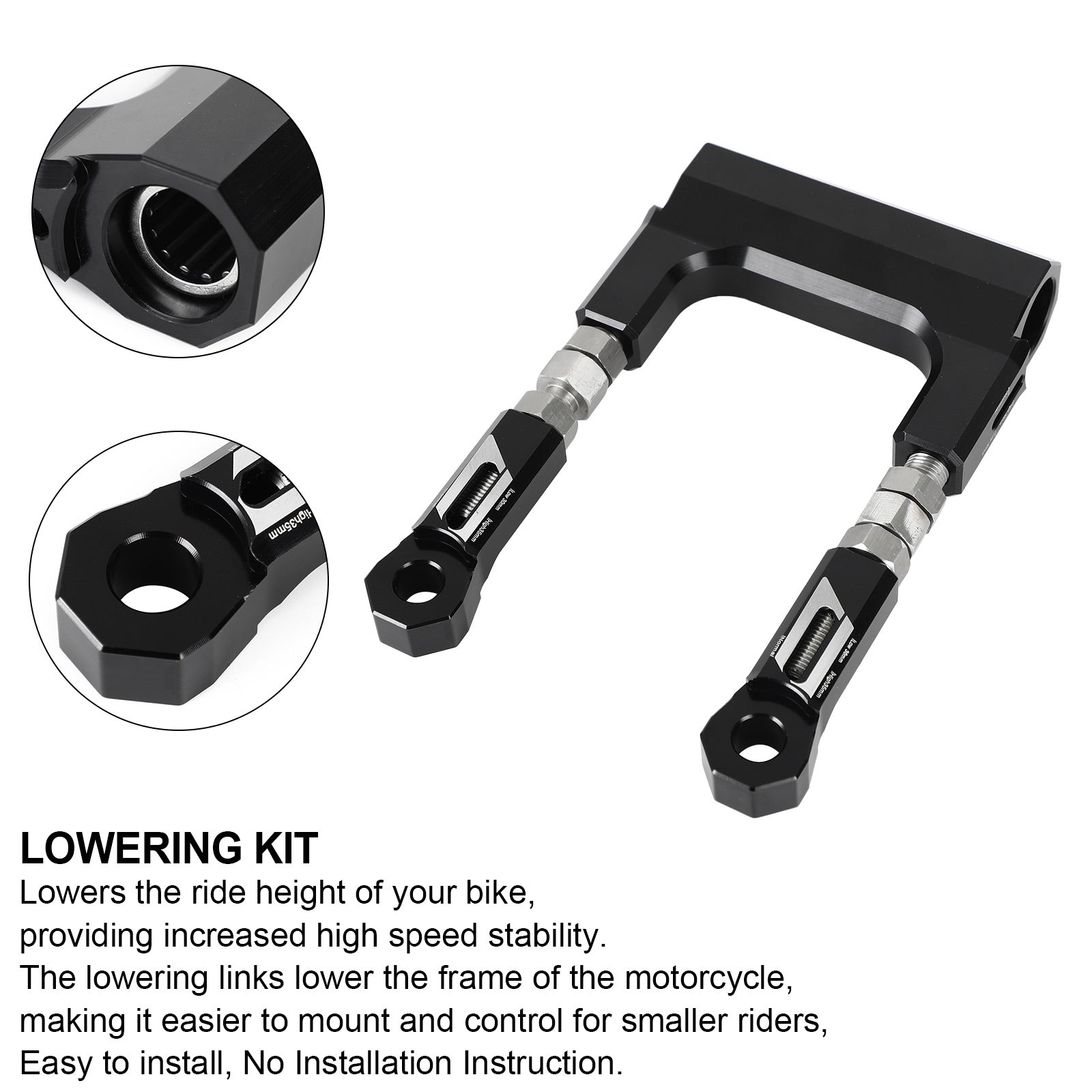 BMW S1000R 2014-2016 S1000RR 2010-2013 Kit de biellettes de descente de suspension arrière Fedex Express