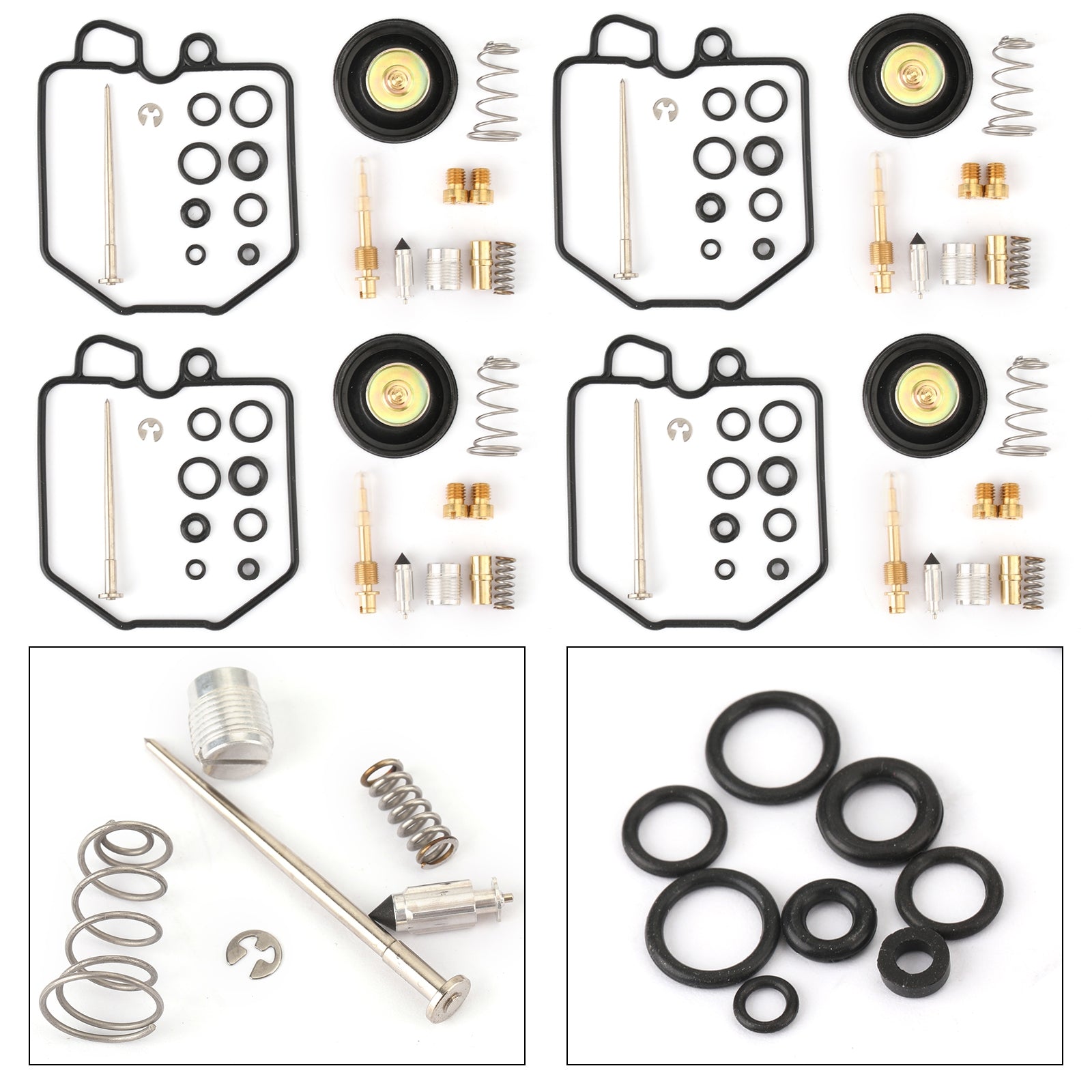 4 Air Cut Off Valve Set carb repair kit For Honda CB750K 1980-82 replace 18-2795