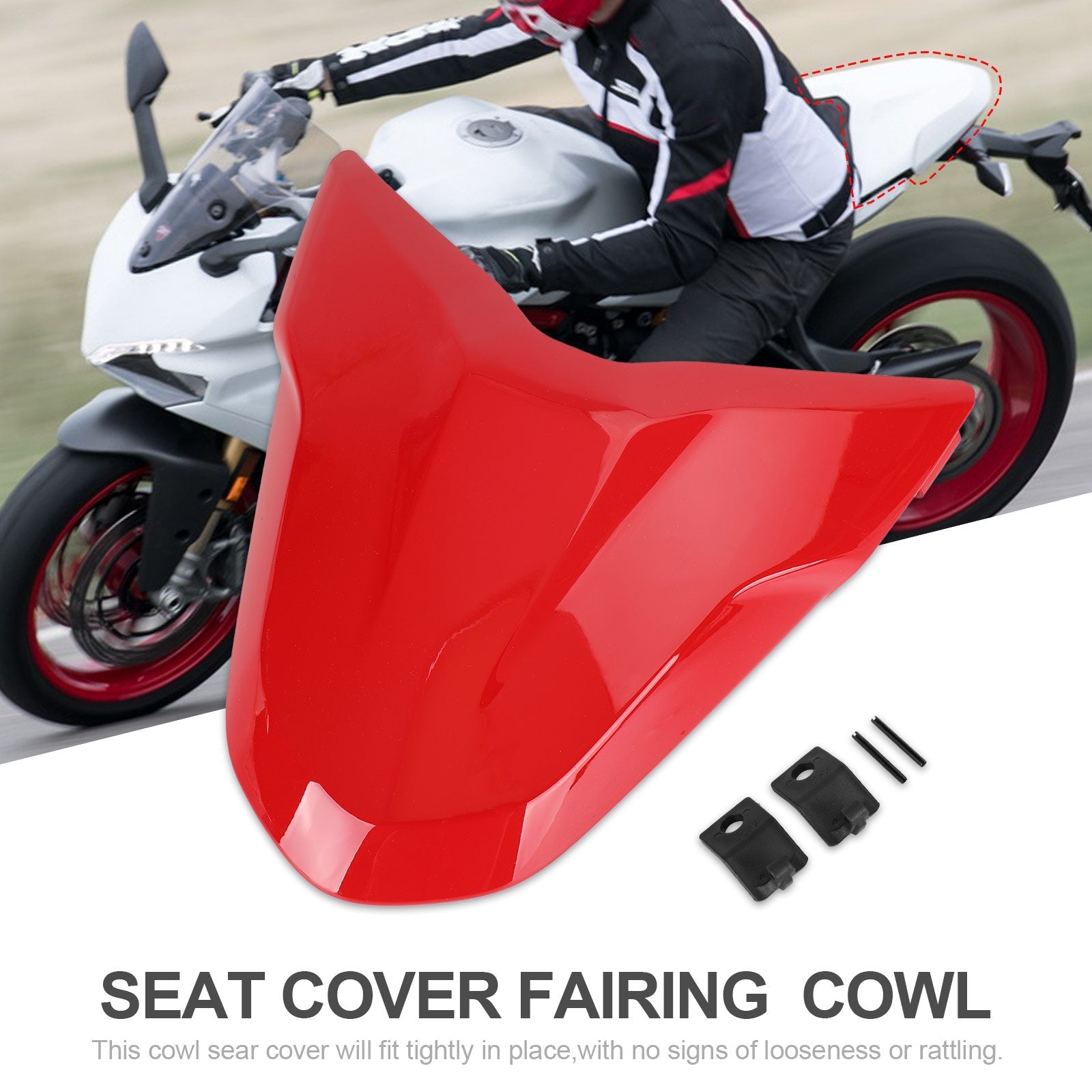 Capot de carénage de couverture de siège arrière de queue pour DUCATI Supersport 939 950 toute l&#39;année générique