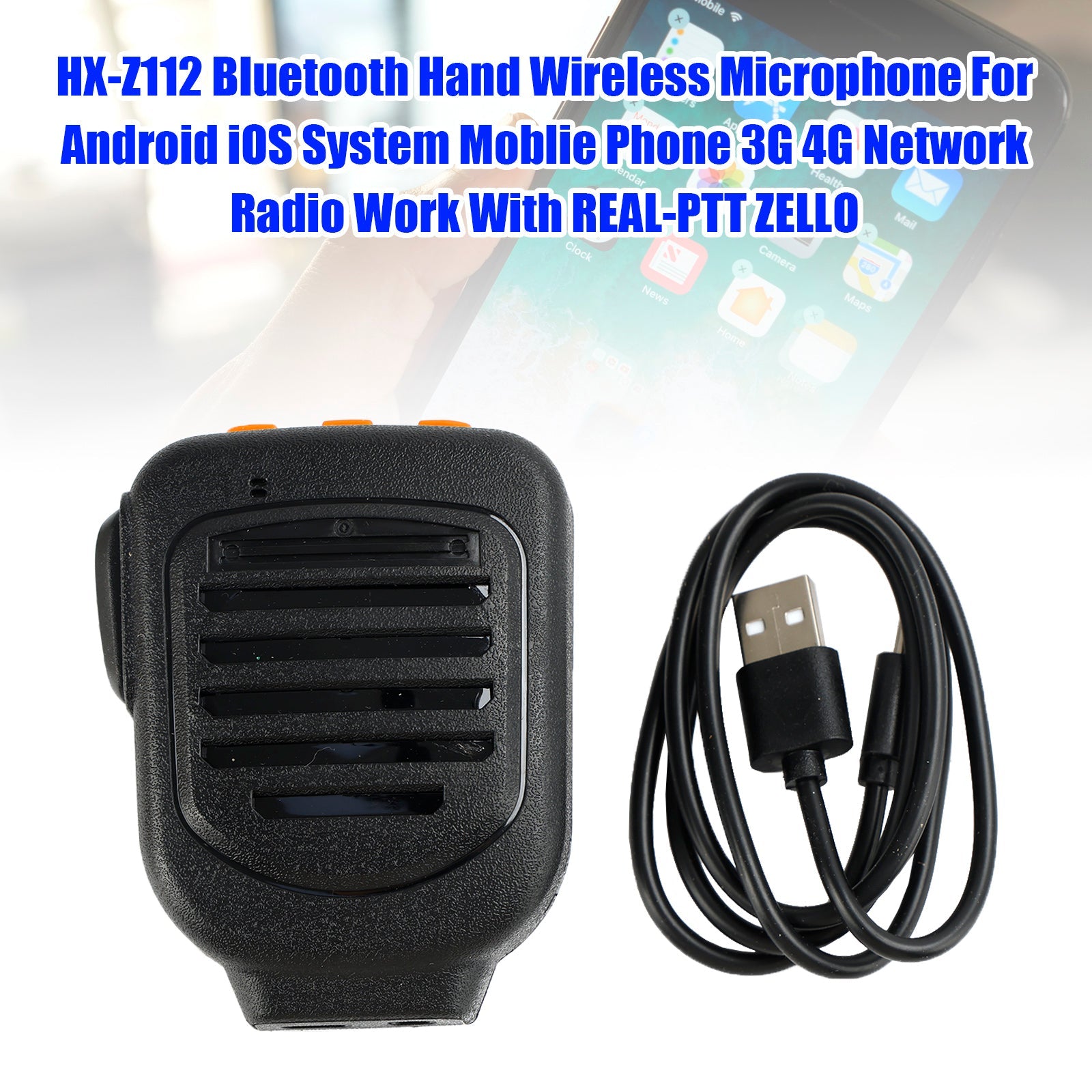 Micrófono inalámbrico de mano Bluetooth HX-Z112 para sistema Android iOS red 3G 4G