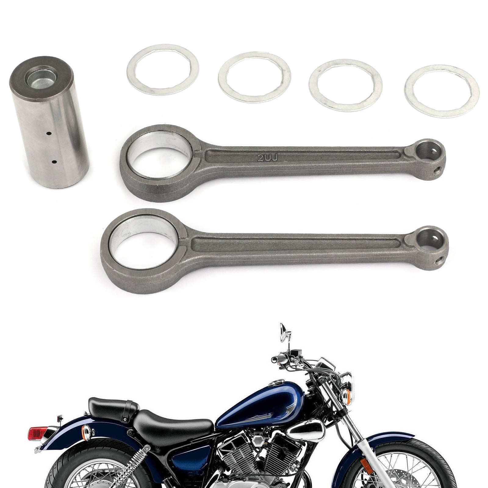 Kit de biela para Yamaha 2UJ-11651-00 XV240 XV250 XV250S XVS250 SRV250 Genérico