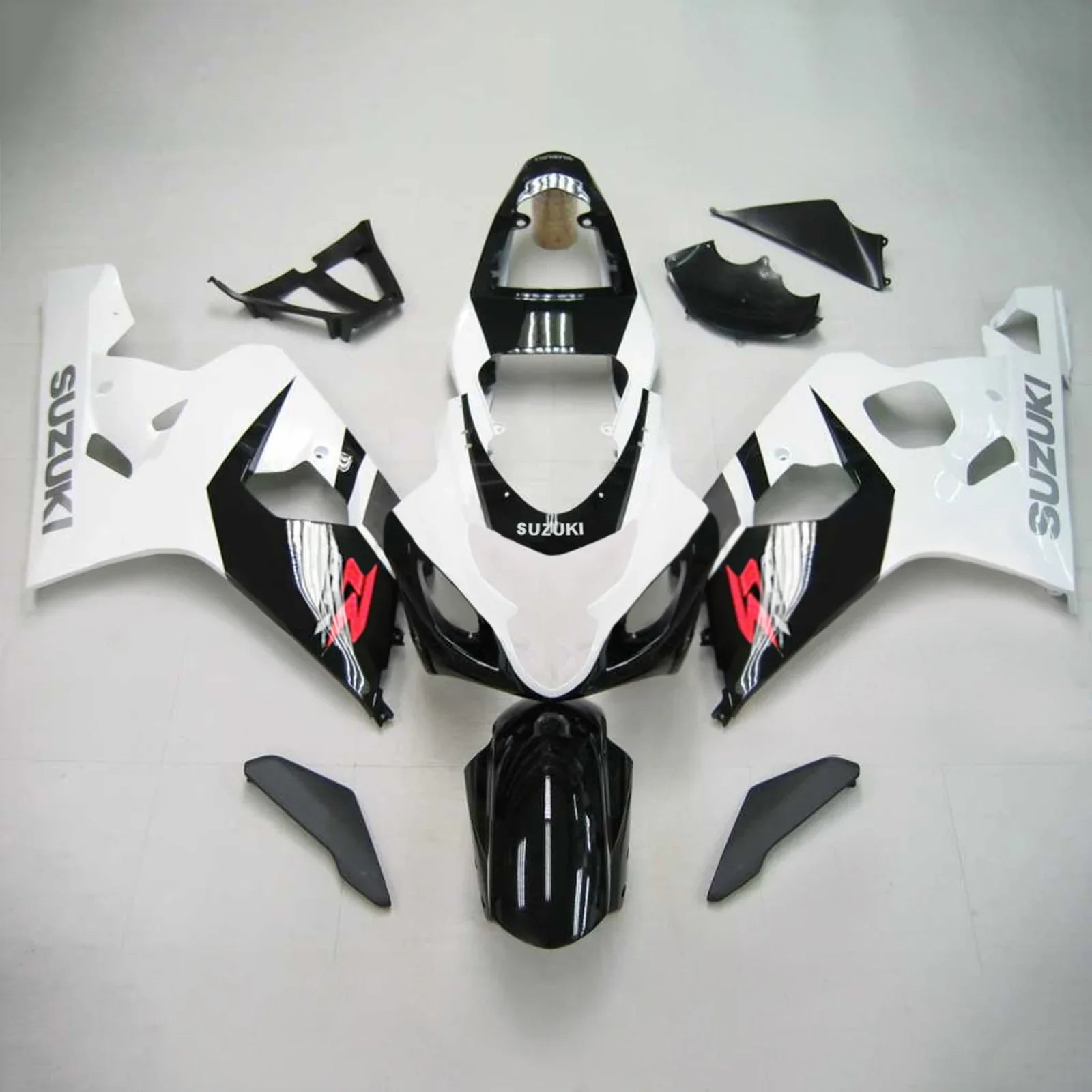 Amotopart Suzuki GSXR 600/750 2004-2005 Kit Carenado Plastico ABS Carroceria