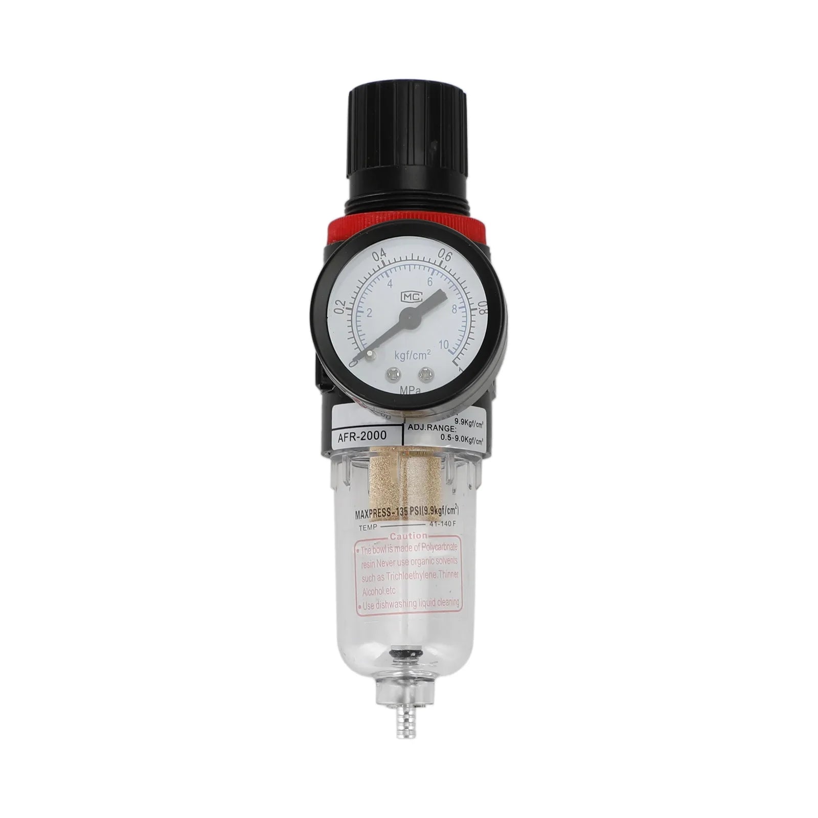 AFR-2000 Outils de piège de séparateur d'eau de filtre de compresseur d'air de 1/4 "W Jauge de régulateur