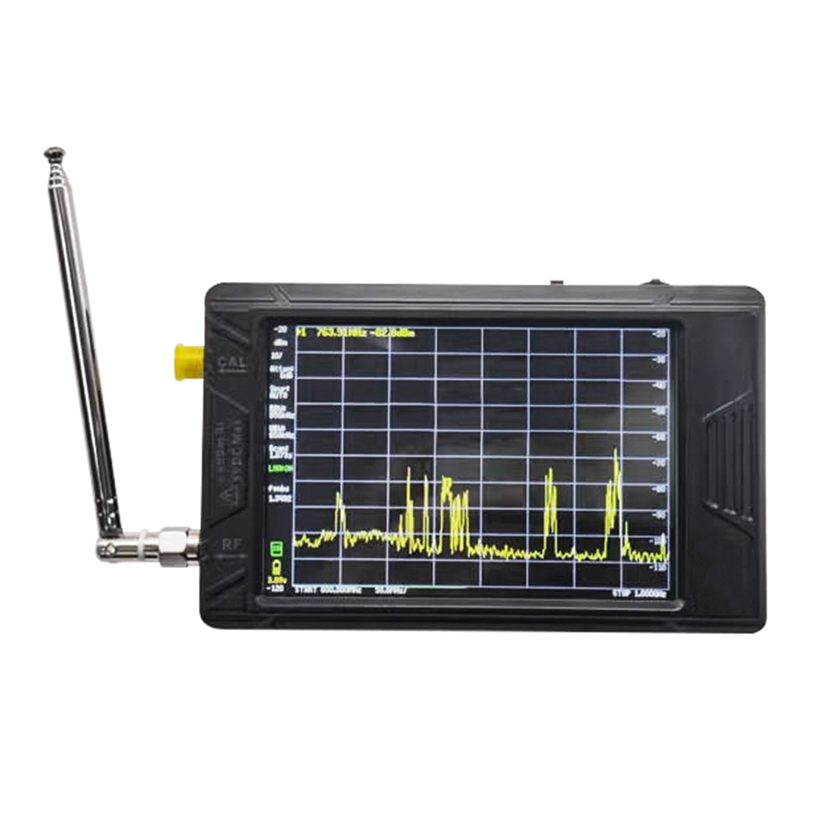 Analizador de Espectro Portátil para TinySA ULTRA, Pantalla Táctil de 3,95 pulgadas + Batería