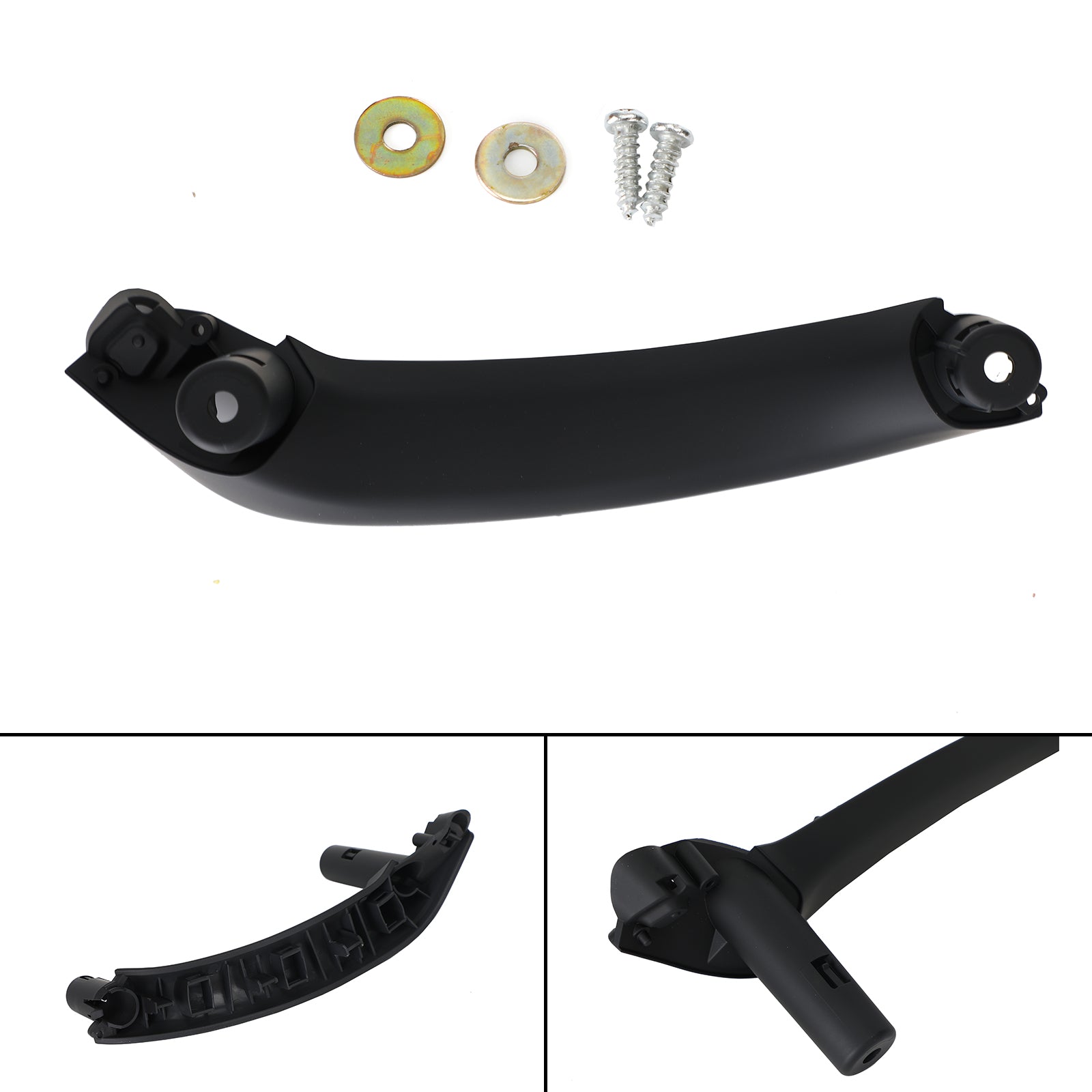 Garniture intérieure de poignée intérieure de porte gauche + droite noire pour BMW F25 F26 X3 X4 générique