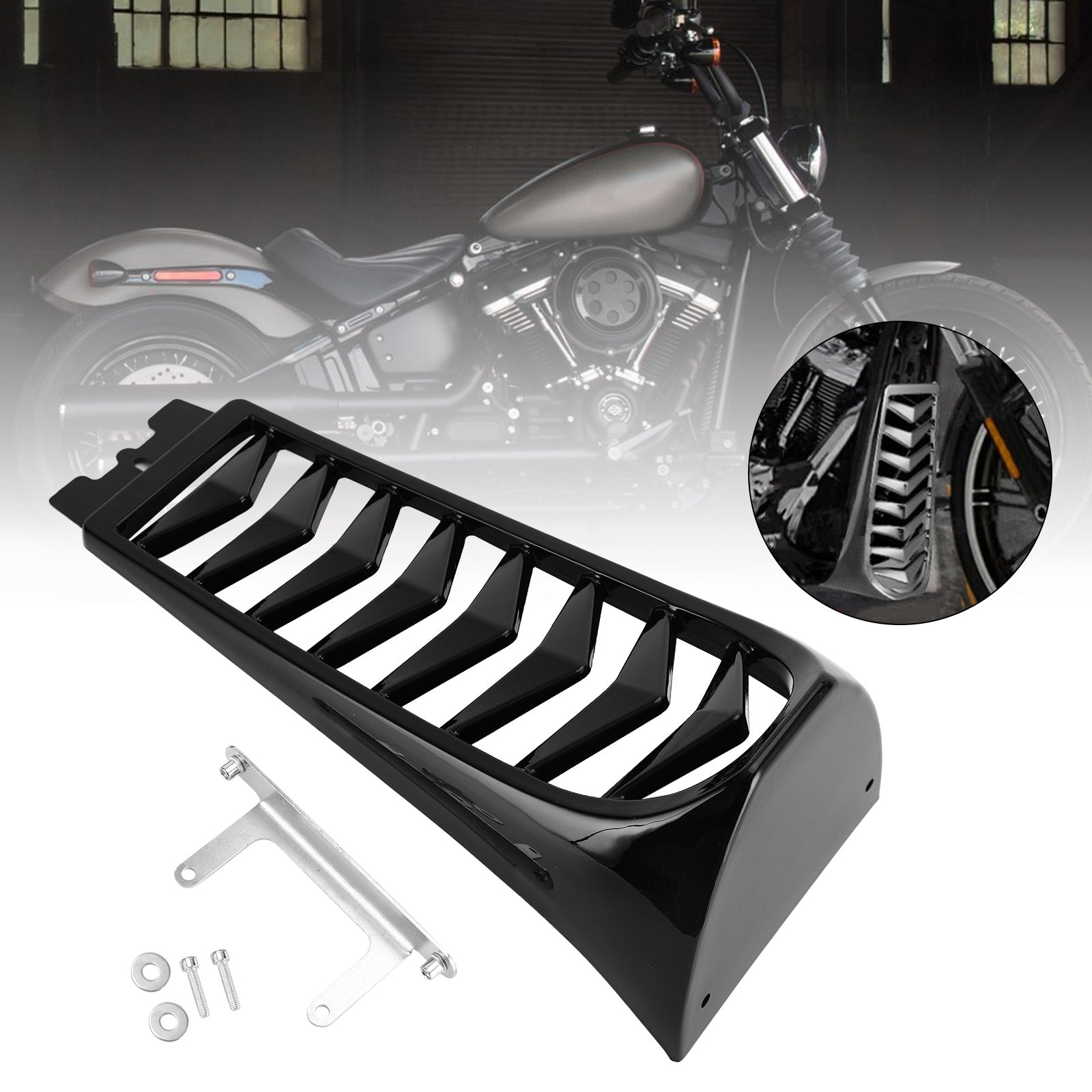 Menton's Bew knjiga spodnjega radiatorja za Softail Breakout FAT BOB 2018-2021 Generic