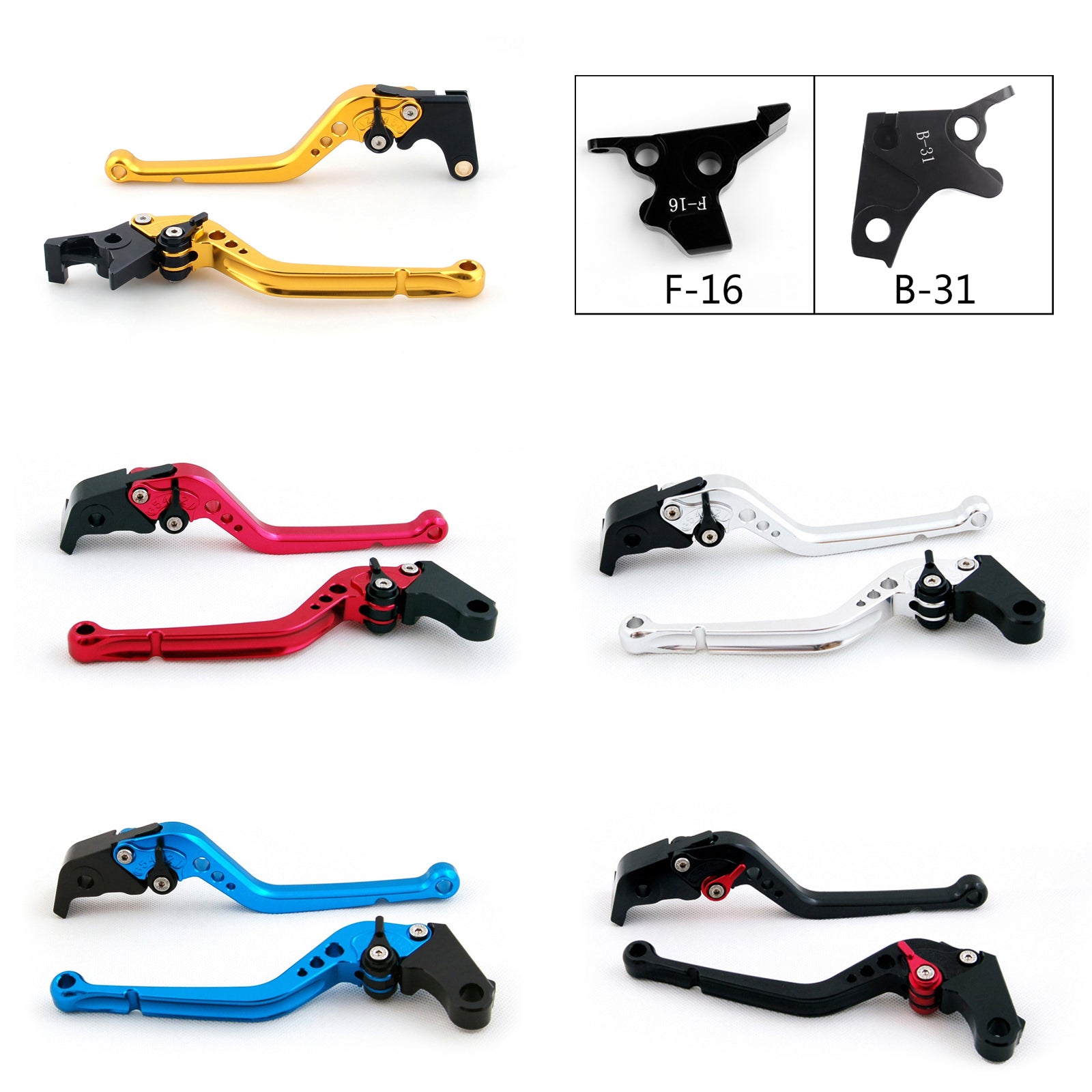 Motorcycle Long Adjustable Brake Clutch Levers For BMW G310R G310GS 2017-2018 BK