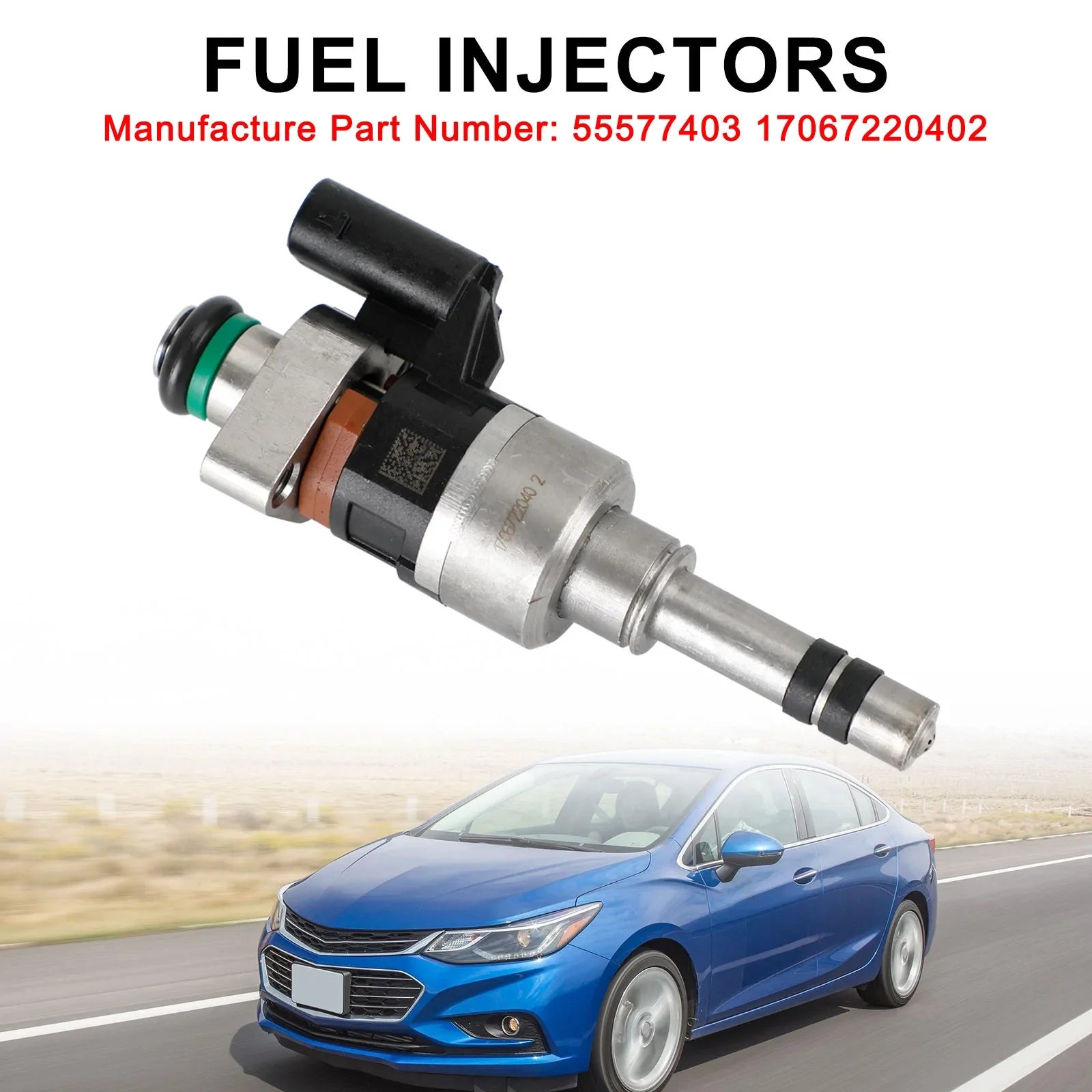 1 pièces GMC 2016-2019/Chevrolet Cruze Malibu 1.4L 1.5L L4 Injecteurs de Carburant 55577403