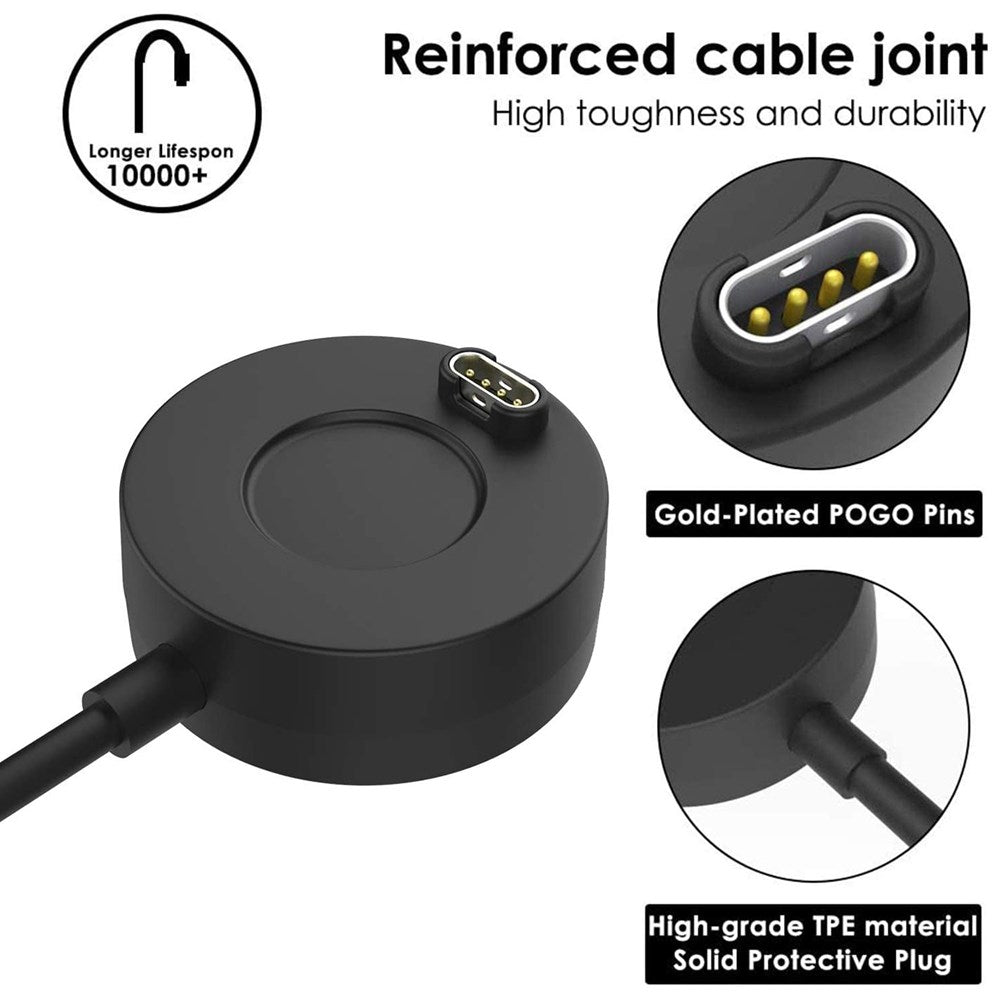 Polnilni kabel za USB polnilnik, združljiv z Garmin Fenix 5 5s 5x 6x 6s Plus