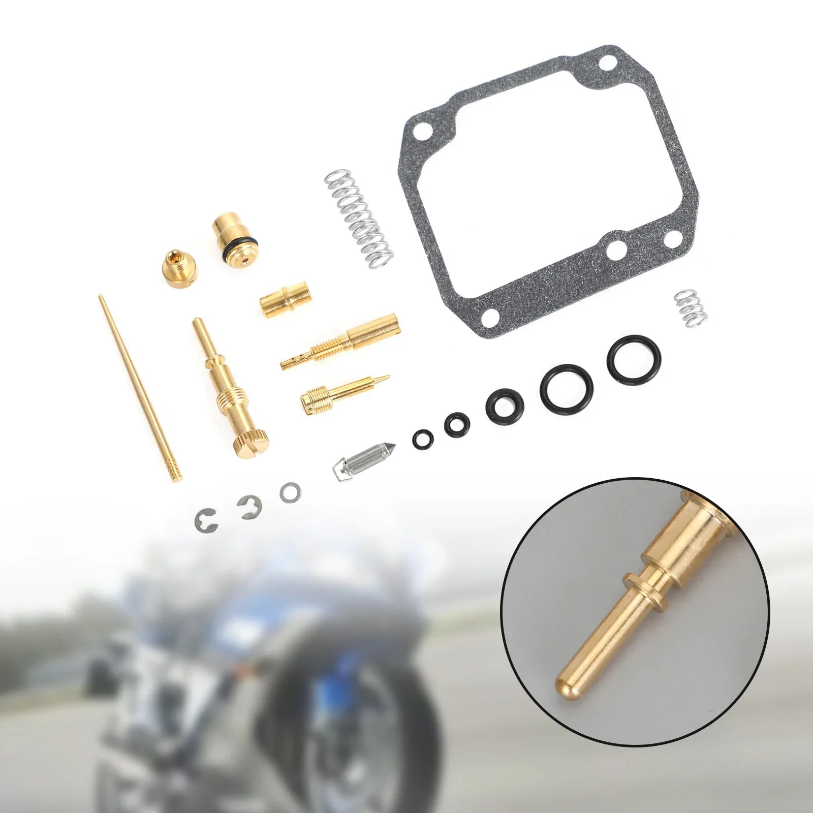 Kit de reconstrucción de carburador para Suzuki Quadrunner 160 LT160E 2x4 1989-1992 Genérico