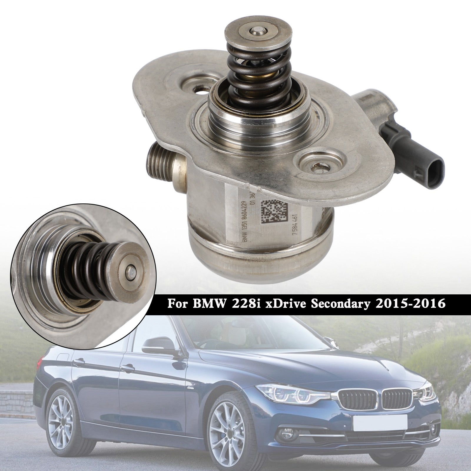 2013-2016 BMW 320i X1 X3 2.0L Pompe à carburant haute pression 13518604229 0261520281