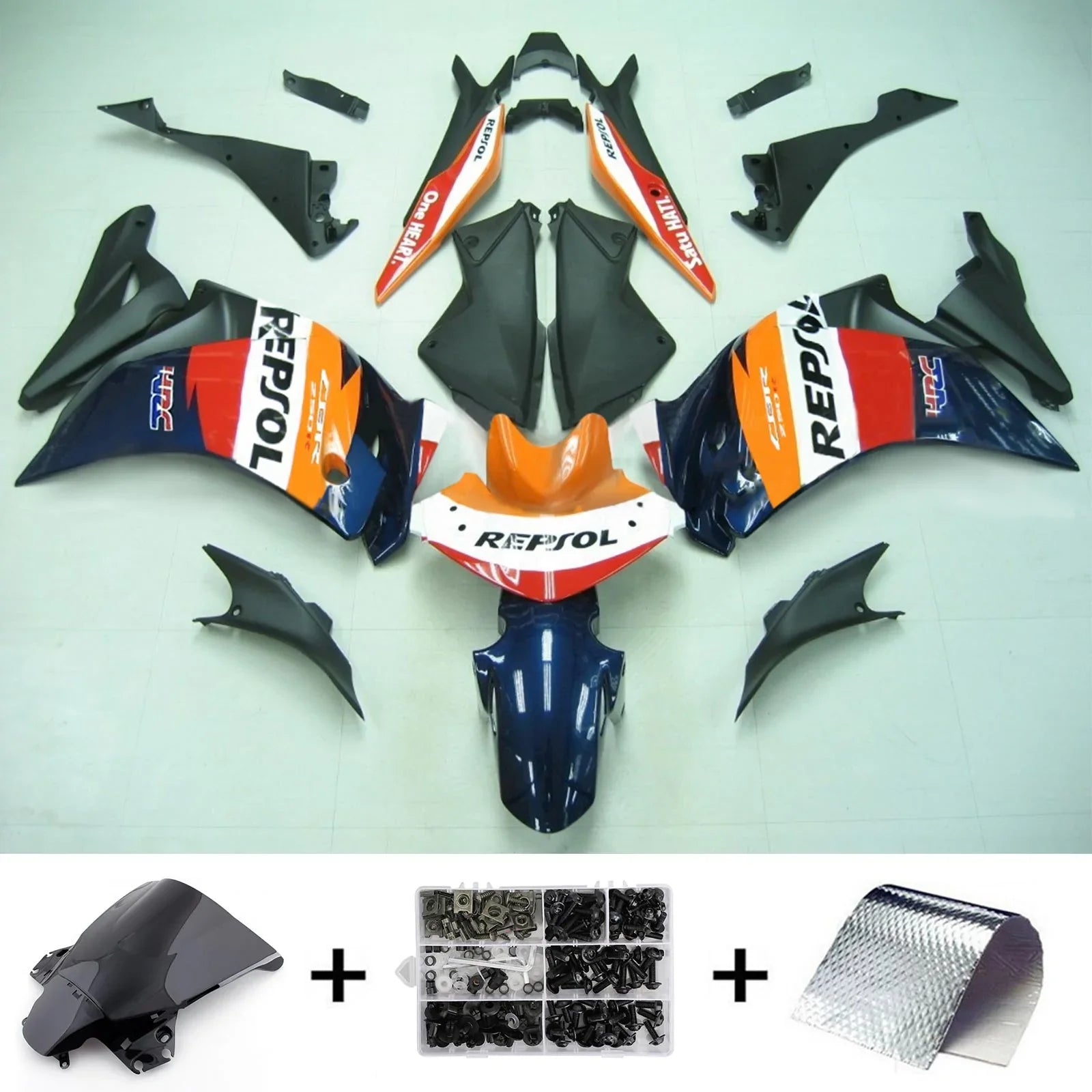 Amotopart Kit carenatura Honda CBR250R 2011-2013
