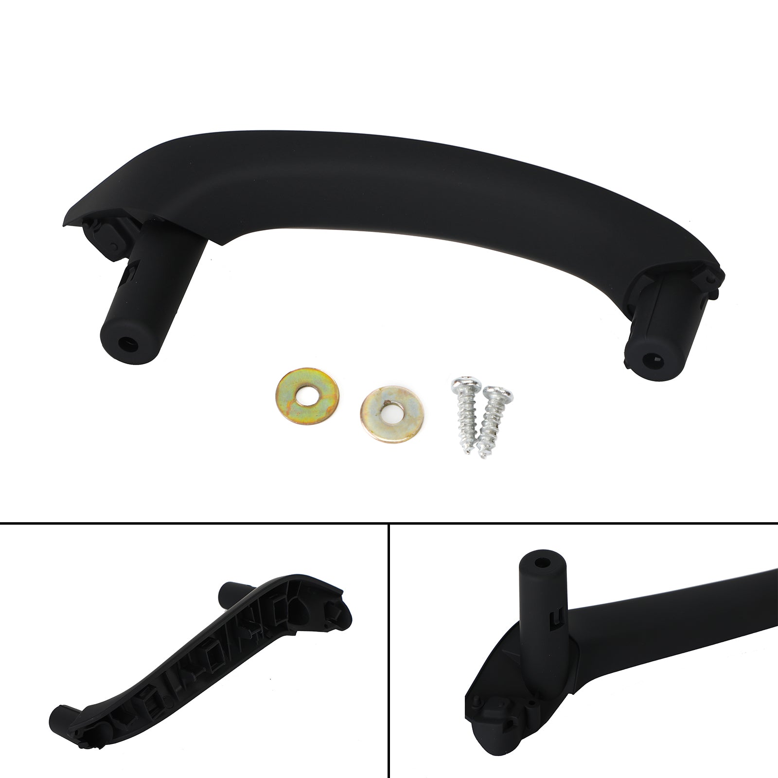 Garniture intérieure de poignée intérieure de porte gauche + droite noire pour BMW F25 F26 X3 X4 générique