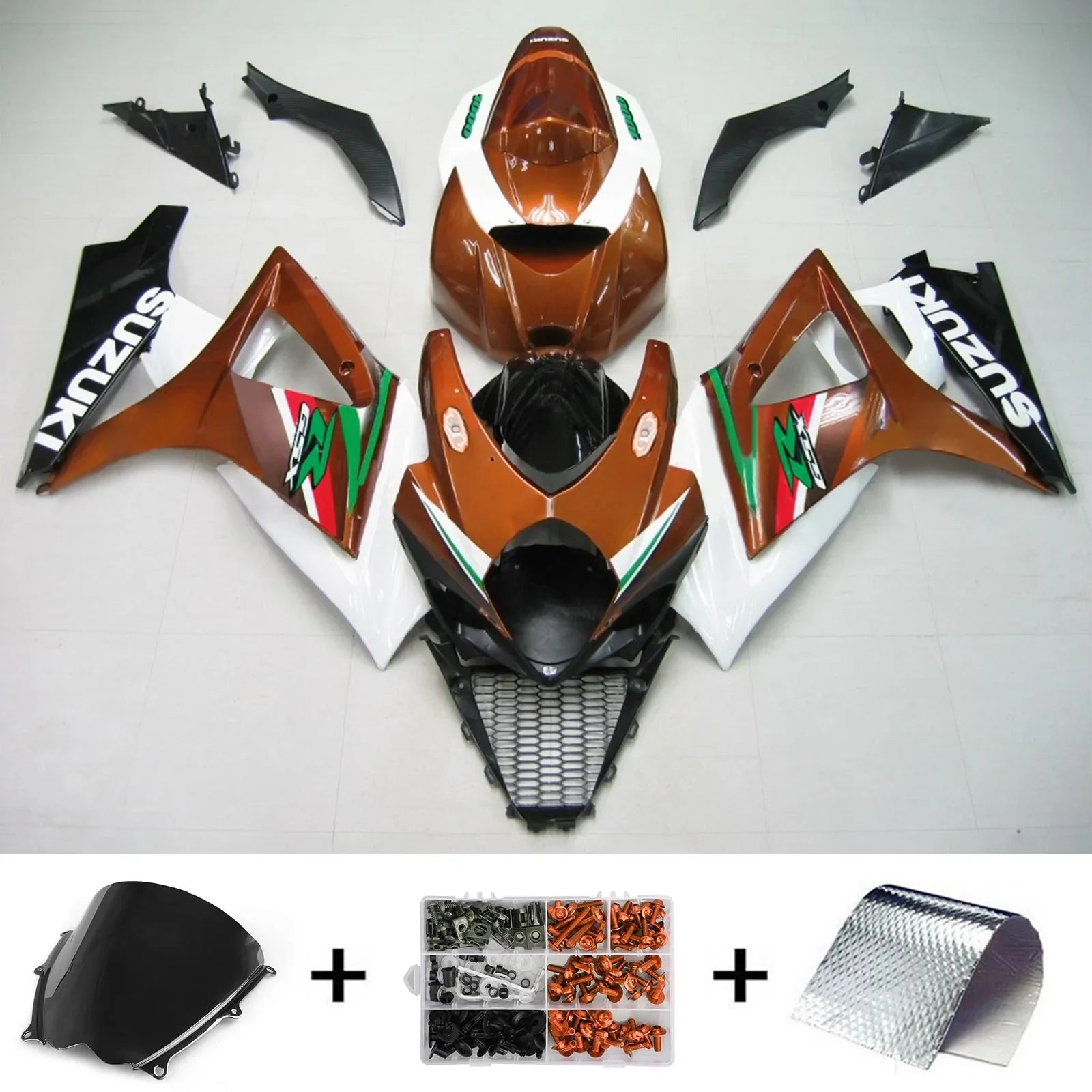 Kit De Carénage Complet Pour Suzuki GSX-R 1000 GSXR Modèle WVB6 (2005-2006) - Neuf