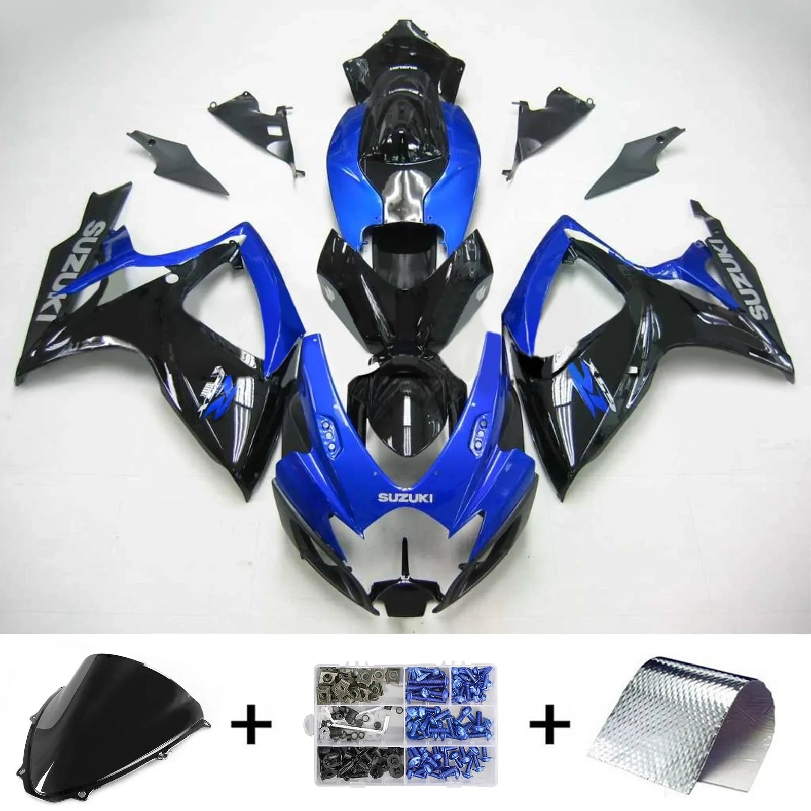 Carénage Coque Arrière Gauche Pour Suzuki GSXF 600 (Année 2000) - Pièce D'Occasion En Bon État