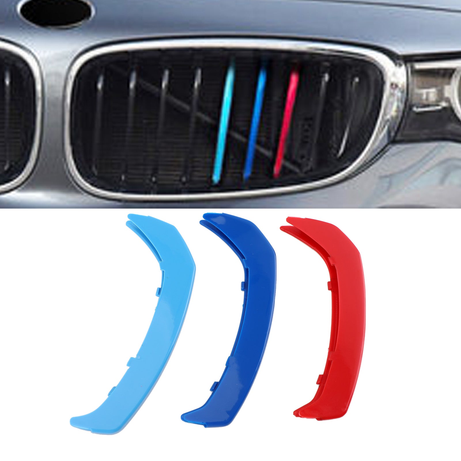 Le migliori offerte per Strisce di copertura della griglia anteriore tricolore Clip Trim per griglie BMW GT3 9 sono su ✓ Confronta prezzi e caratteristiche di prodotti nuovi e usati ✓ Molti articoli con consegna gratis!