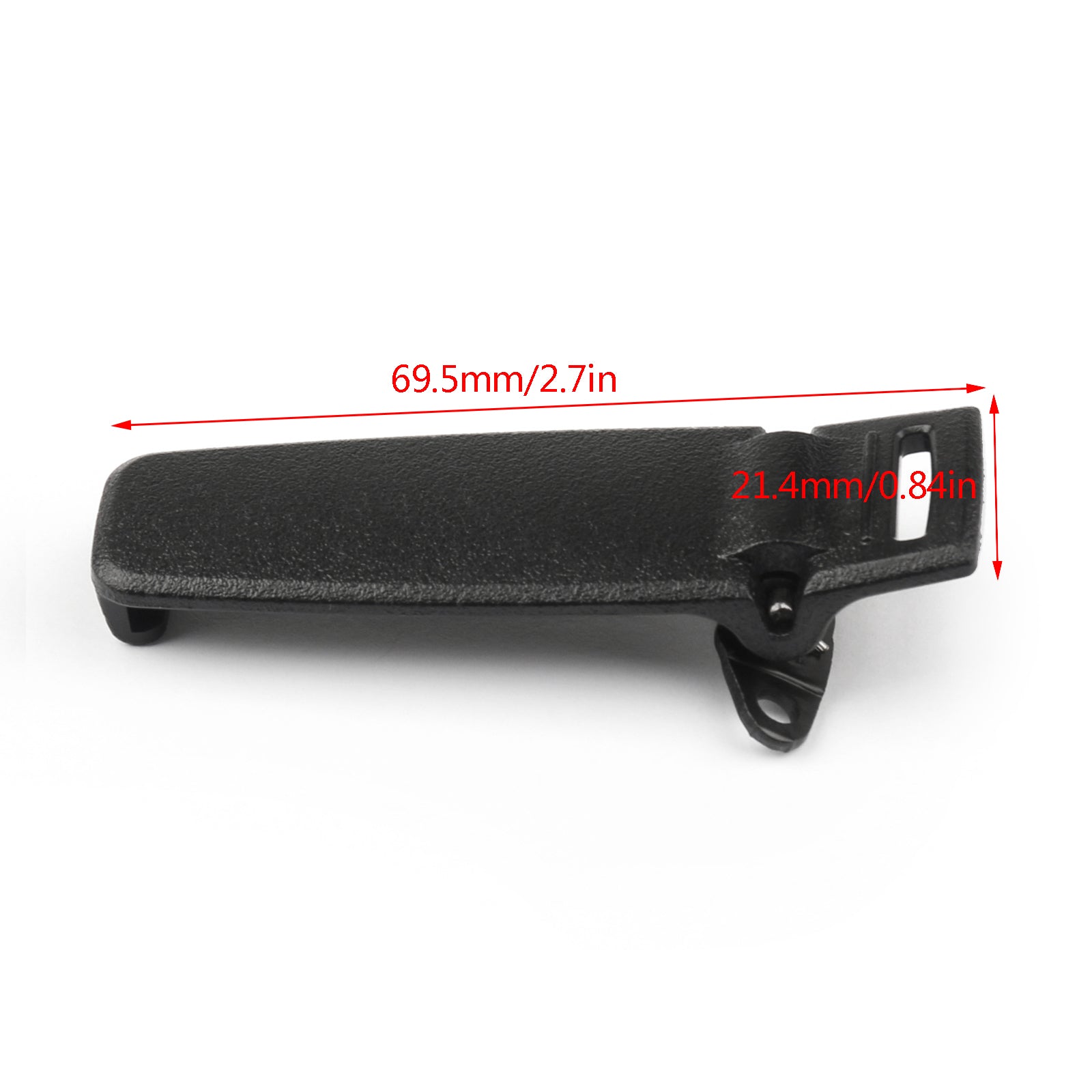 4szt. Zaczep na pasek do radia dwukierunkowego TYT MD-380 Retevis RT3, czarny