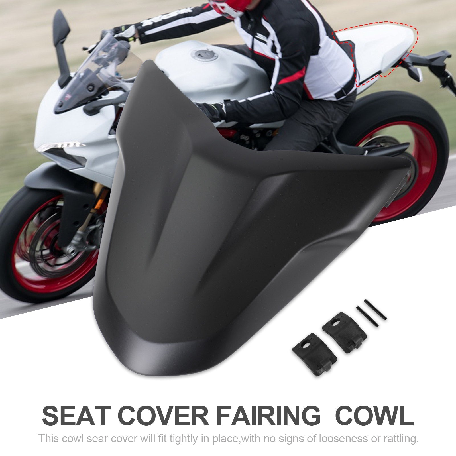 Capot de carénage de couverture de siège arrière de queue pour DUCATI Supersport 939 950 toute l&#39;année générique