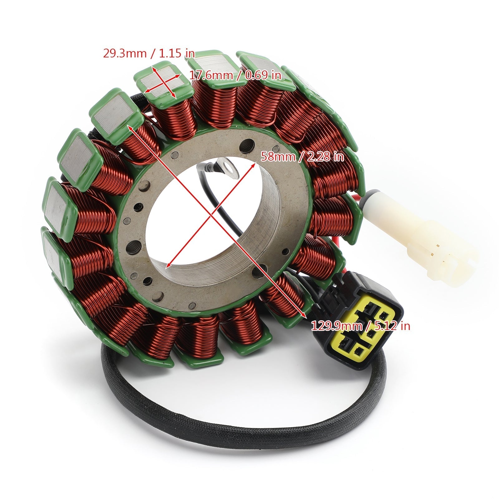 2000-2013 Yamaha F115 4 temps 68V-81410-00 881366T Alternateur Magnéto Stator