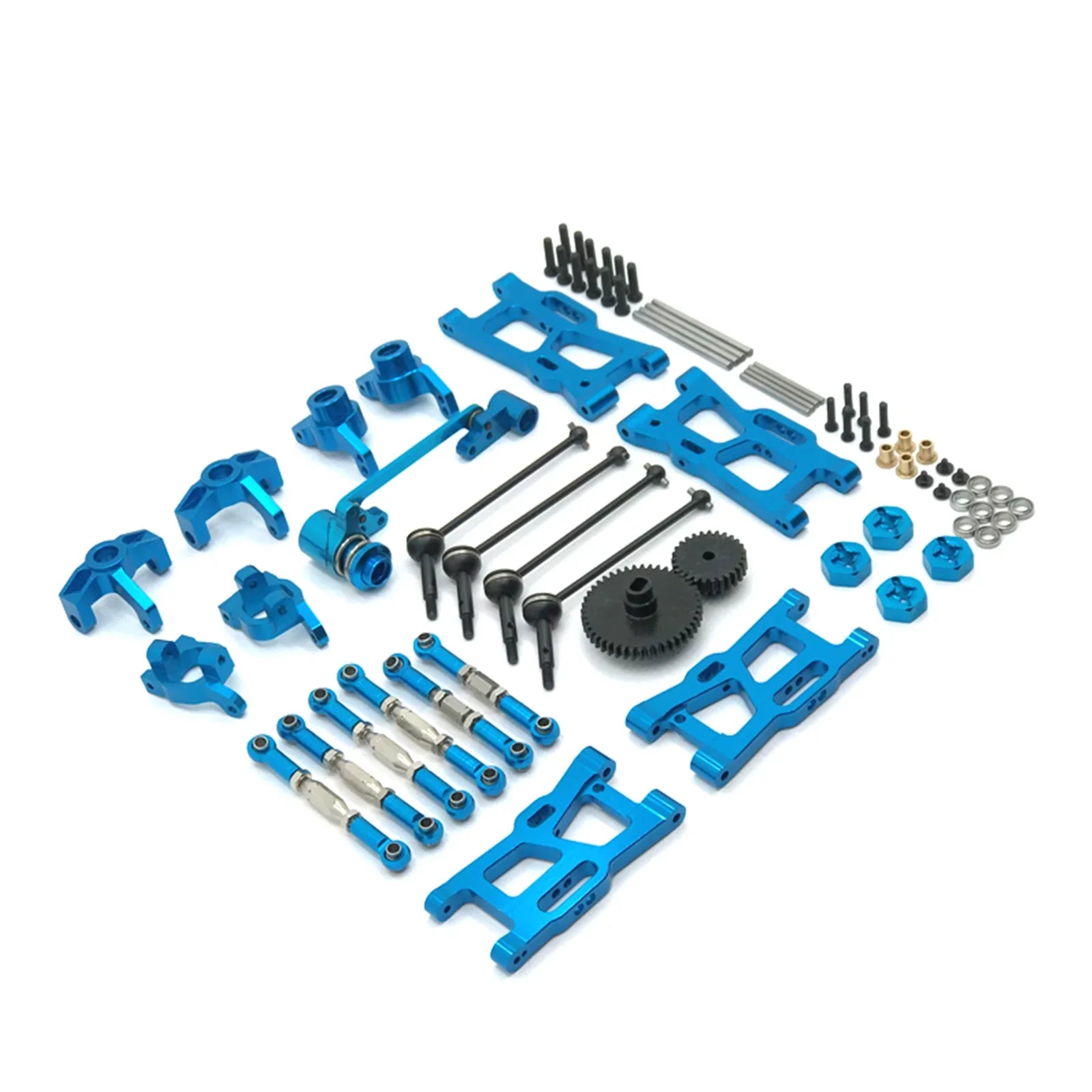 Kit di aggiornamento in metallo 1/12 1/14 RC per Wltoys 144001 144002 124016 124017 124018