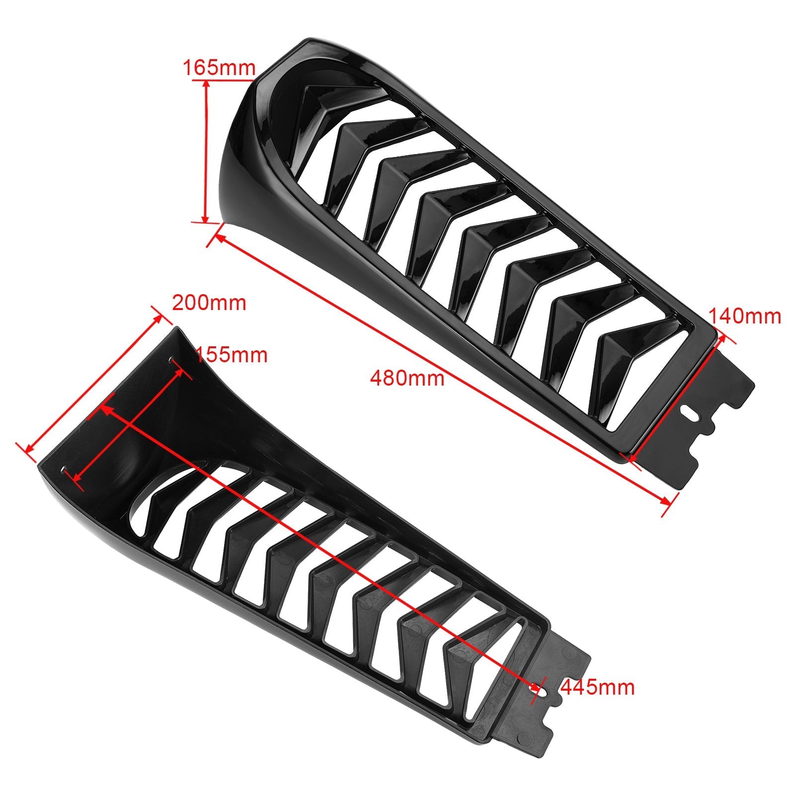 Menton's Bew knjiga spodnjega radiatorja za Softail Breakout FAT BOB 2018-2021 Generic