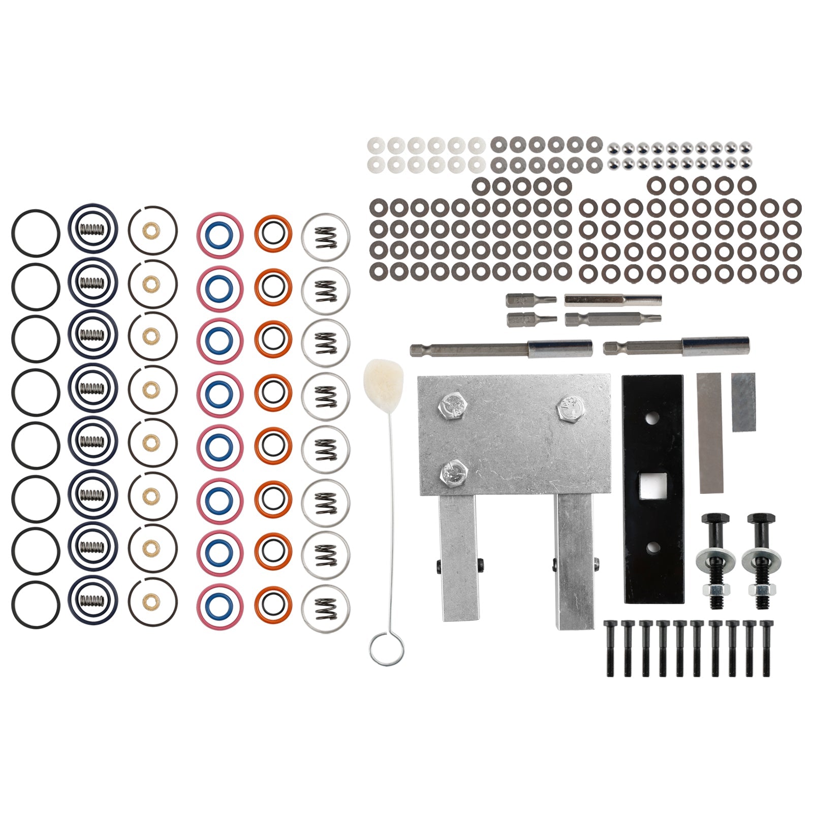 Il kit di ricostruzione dell'iniettore è adatto per corsa elettrica da 7,3 litri del 94-03 con pinze a morsa e strumenti a molla