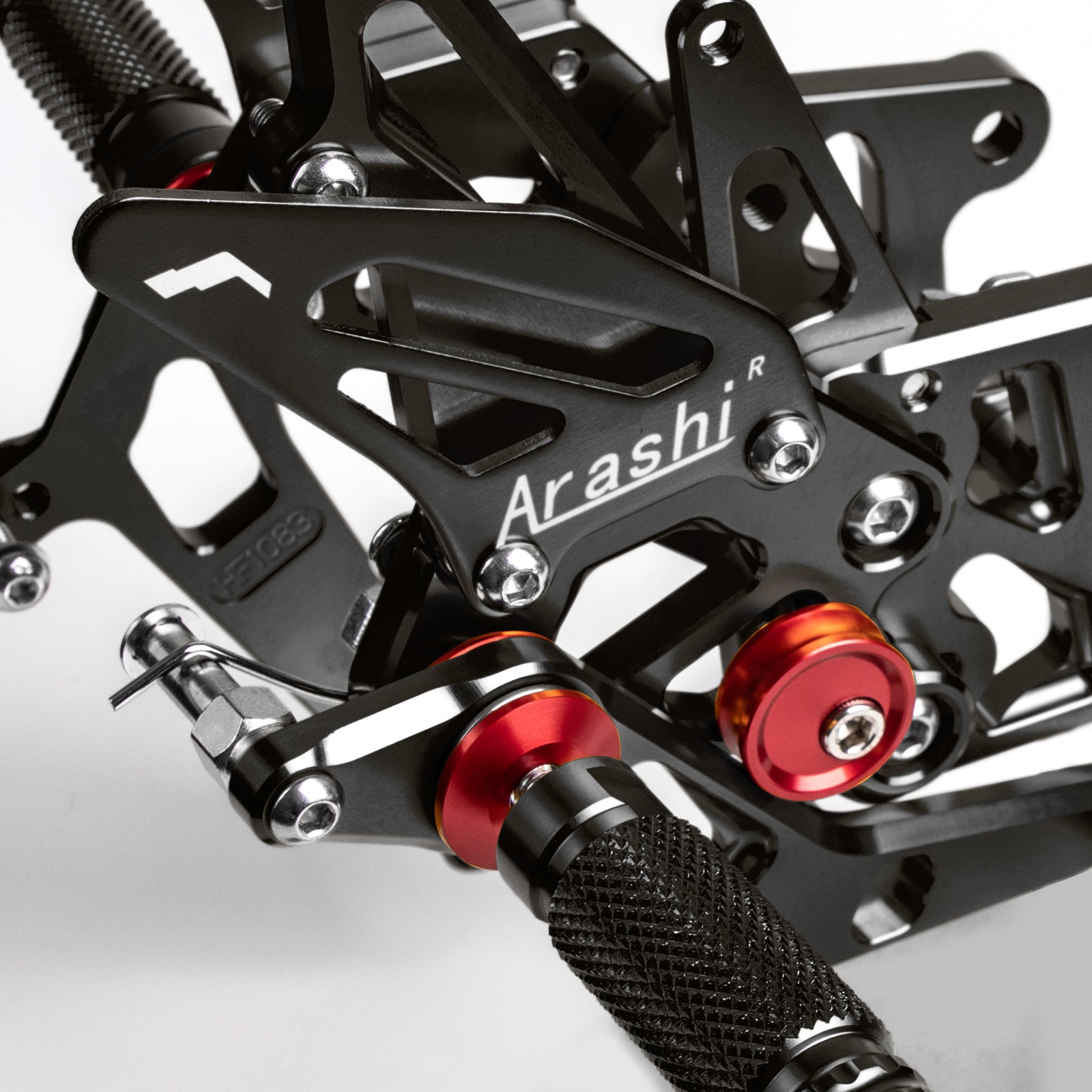 Pedal de reposapiés trasero negro para Honda CBR600RR ABS 2009-2015 2014 Genérico
