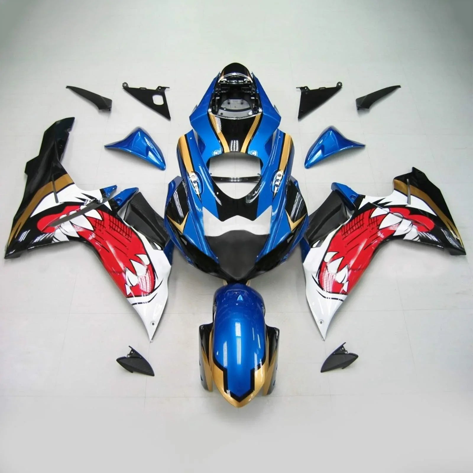 Amotopart Suzuki GSXR 600/750 2011-2021 Kit carena K11 Carrozzeria Plastica ABS