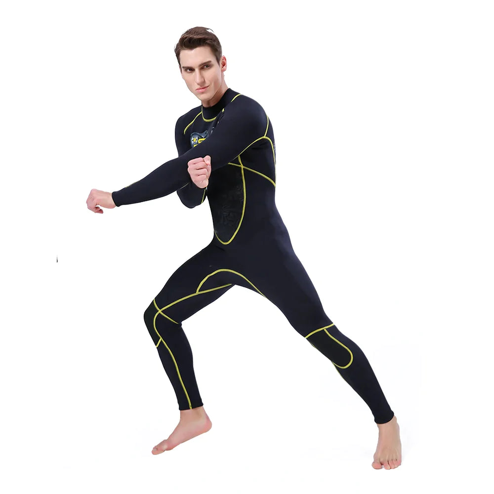 Combinaison Plongée Intégrale Homme - Néoprène 3mm - Snorkeling, Surf, Natation