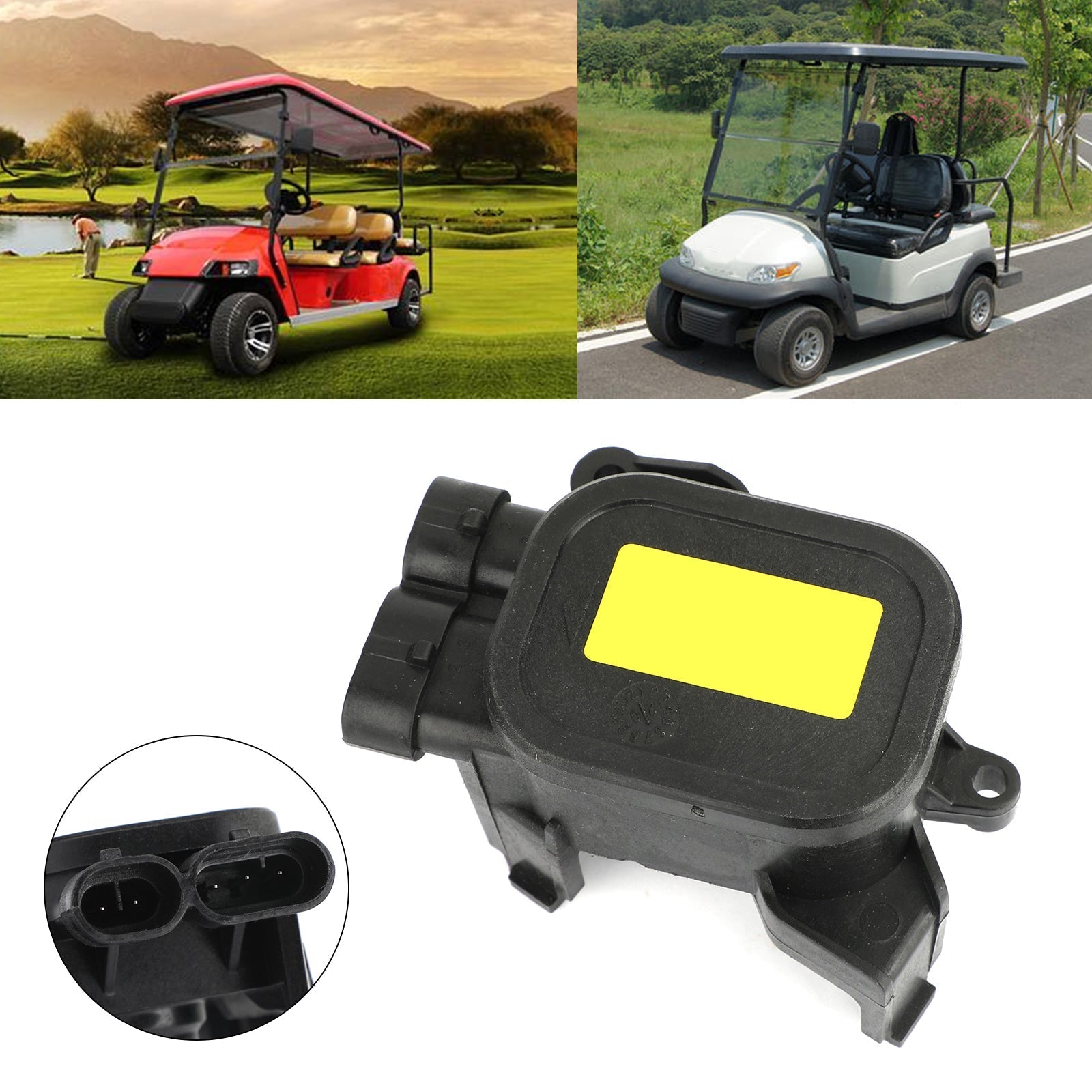 Potentiomètre d'accélérateur adapté pour Precedent Golf Car DS Club Car MCOR 4 105116301 Générique