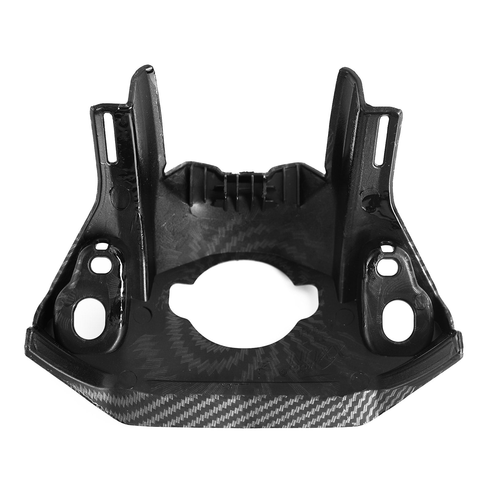 Embellecedor de capó de cerradura de llave delantera de carbono para Honda CB650R CBR650R 2019-2021 genérico