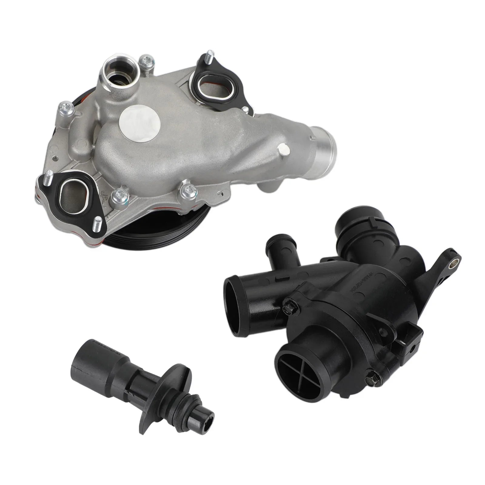 Jaguar 2010 - 2015 XK XKR XKR-S Pompe à eau avec boulons Joints Connecteur + Kit de thermostat