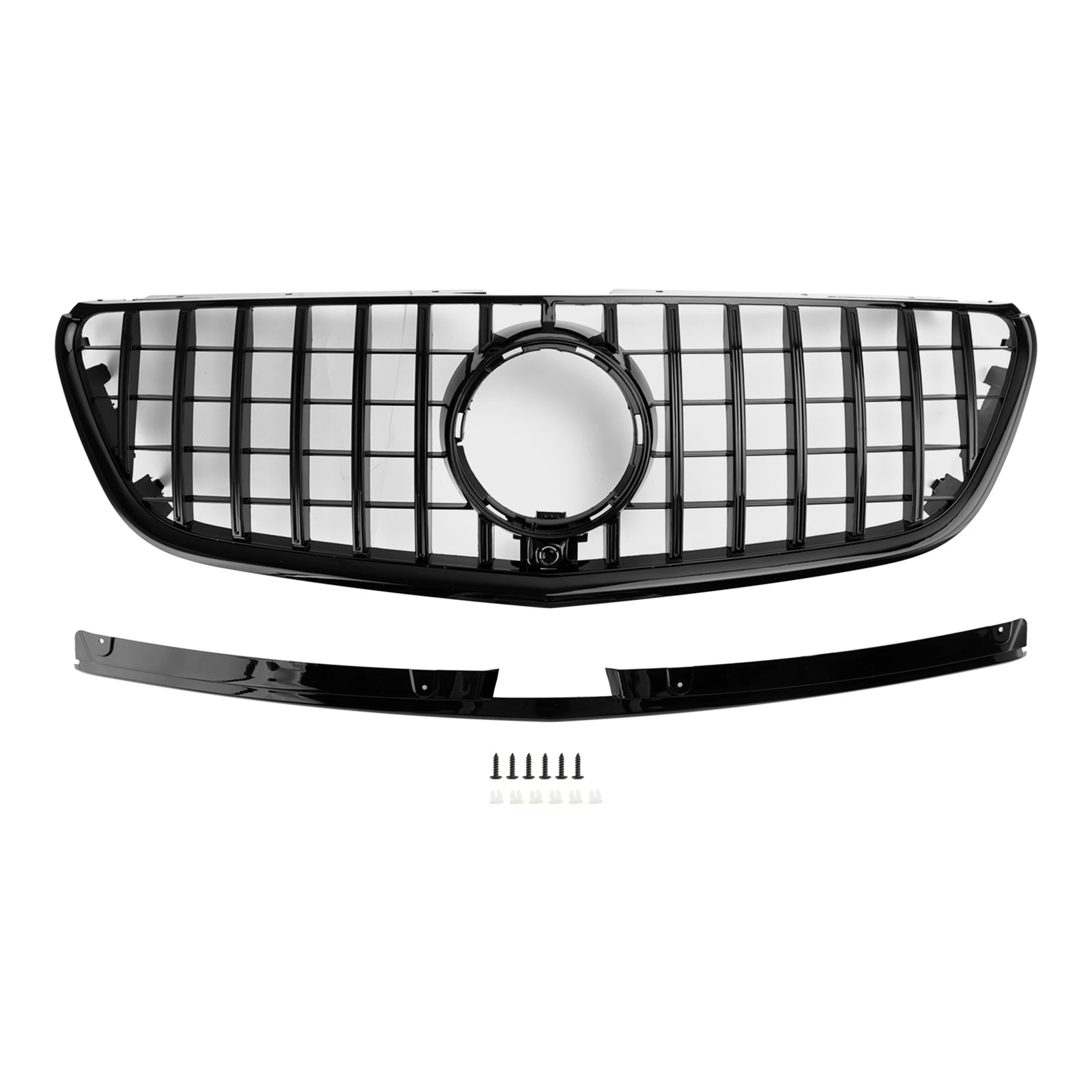 Grille de pare-chocs avant noir brillant Mercedes Vito W447 2015-2019 GT Stlye