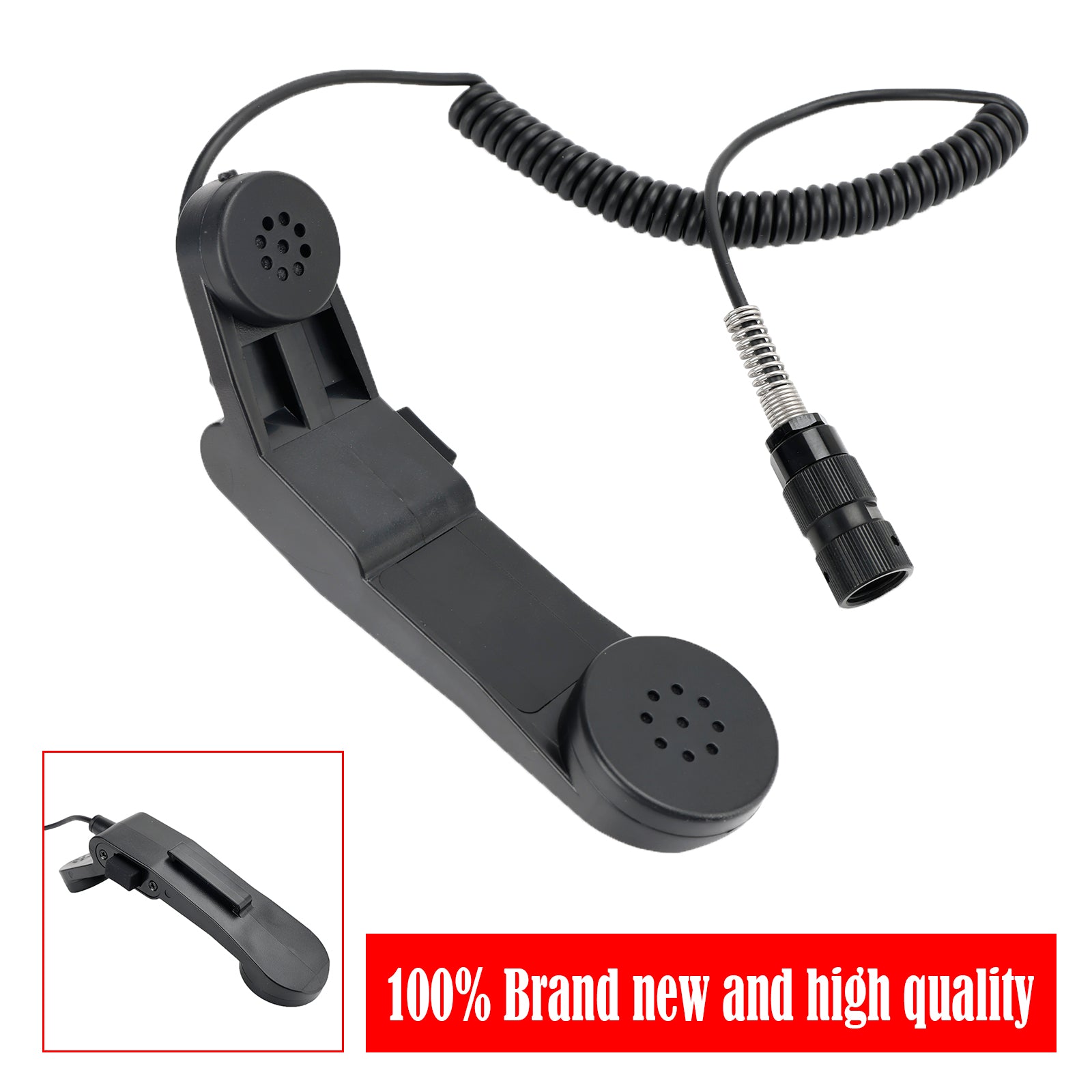 Micrófono con mango de radio H250 PTT de 6 pines para walkie talkie U329 PRC148 PRC152